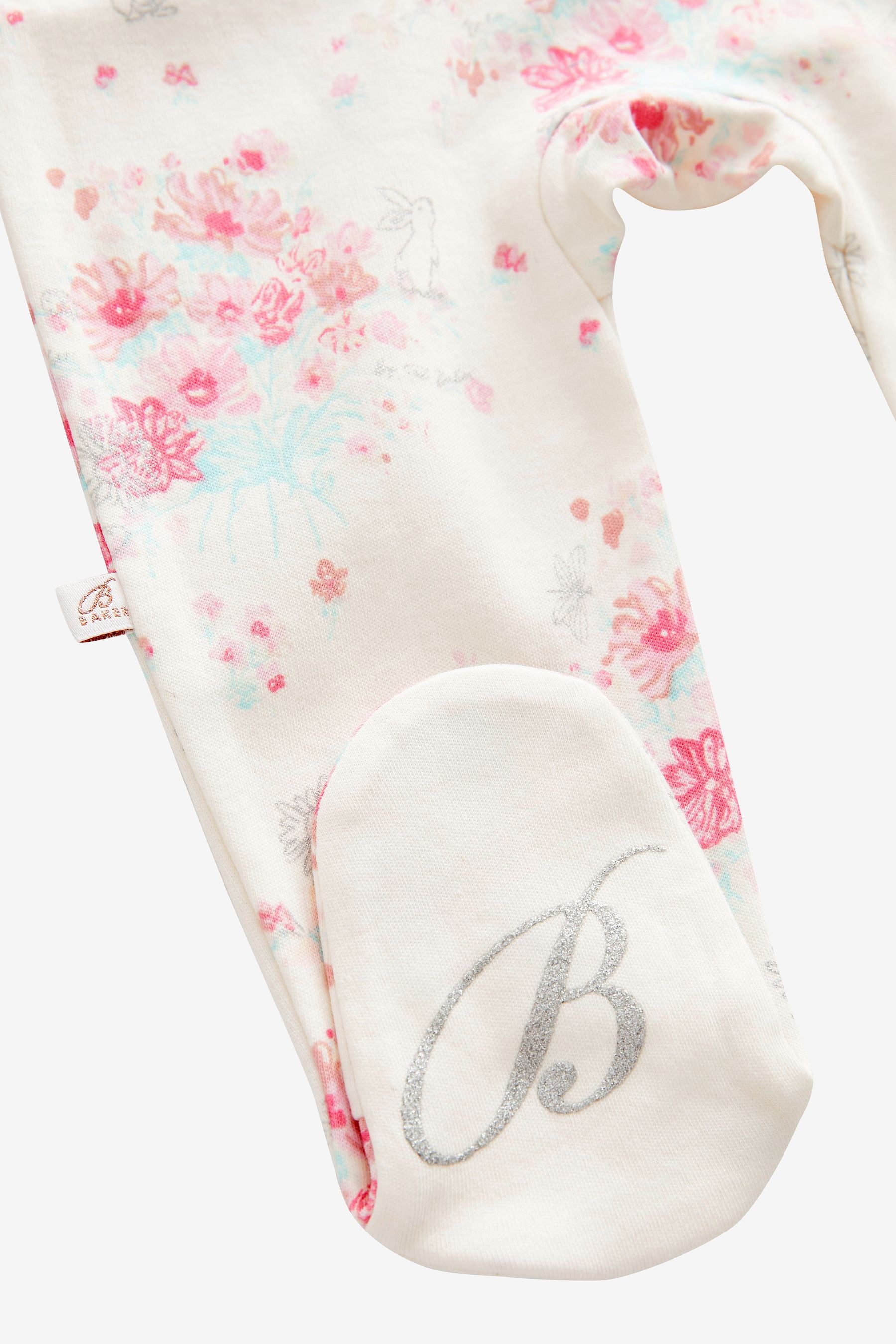 White Baker by Ted Baker Sleepsuit and Hat Set