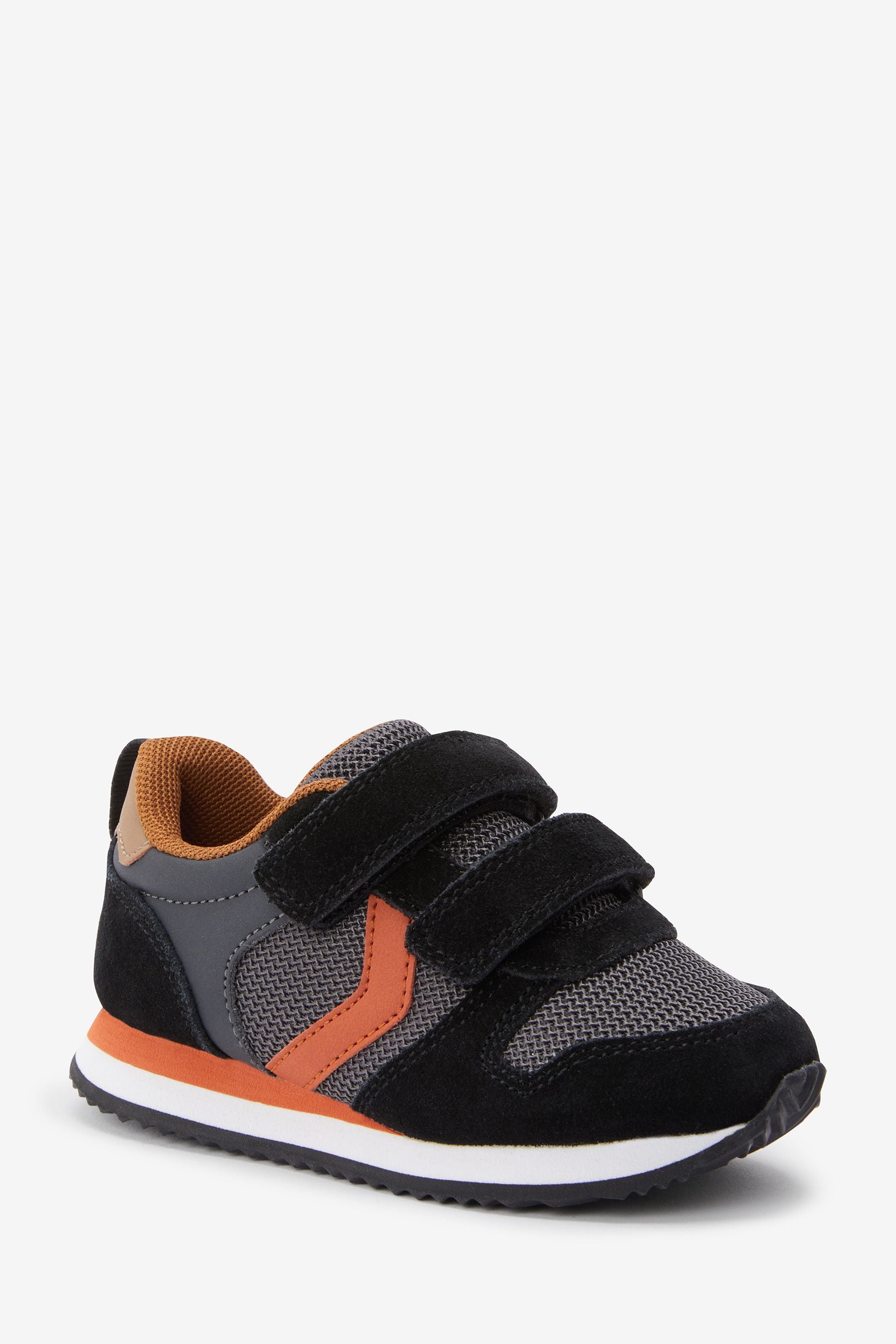 Black Double Strap Trainers