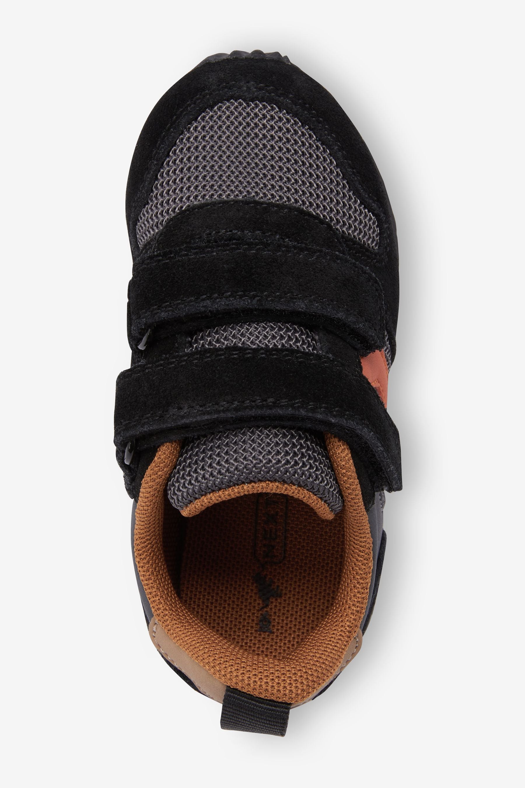 Black Double Strap Trainers