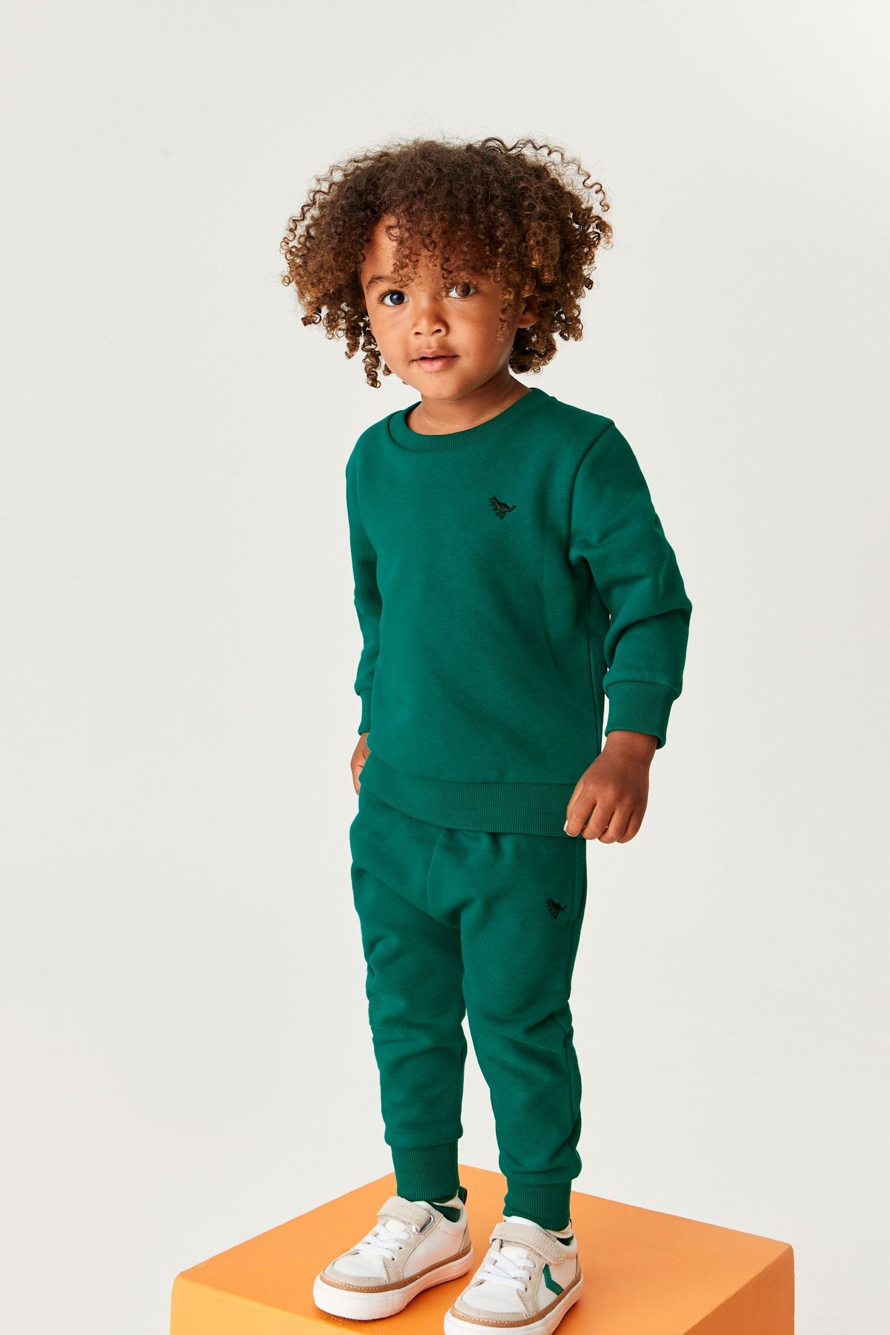 Dark Green Jersey Sweatshirt And Joggers Set (3mths-7yrs)