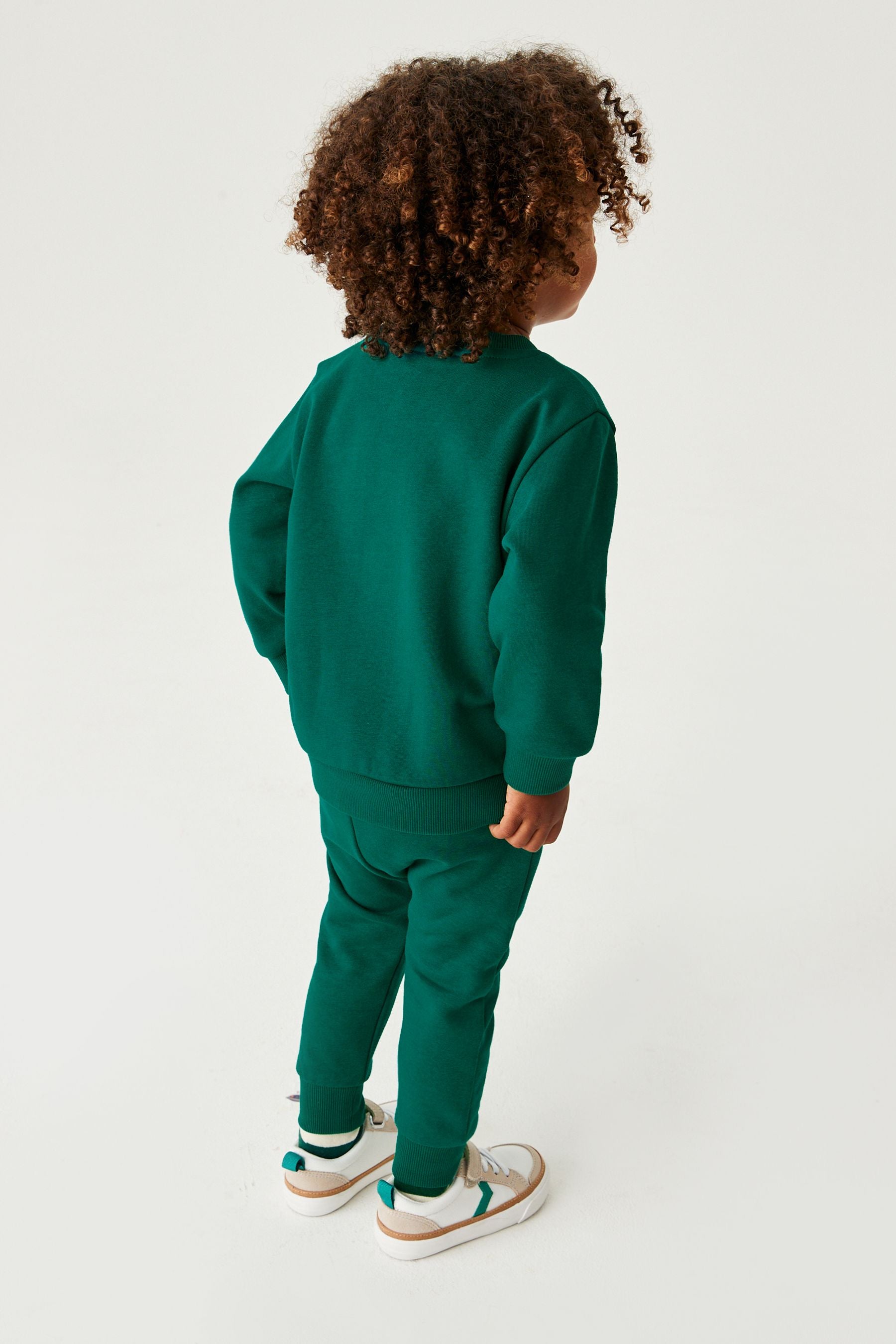 Dark Green Jersey Sweatshirt And Joggers Set (3mths-7yrs)