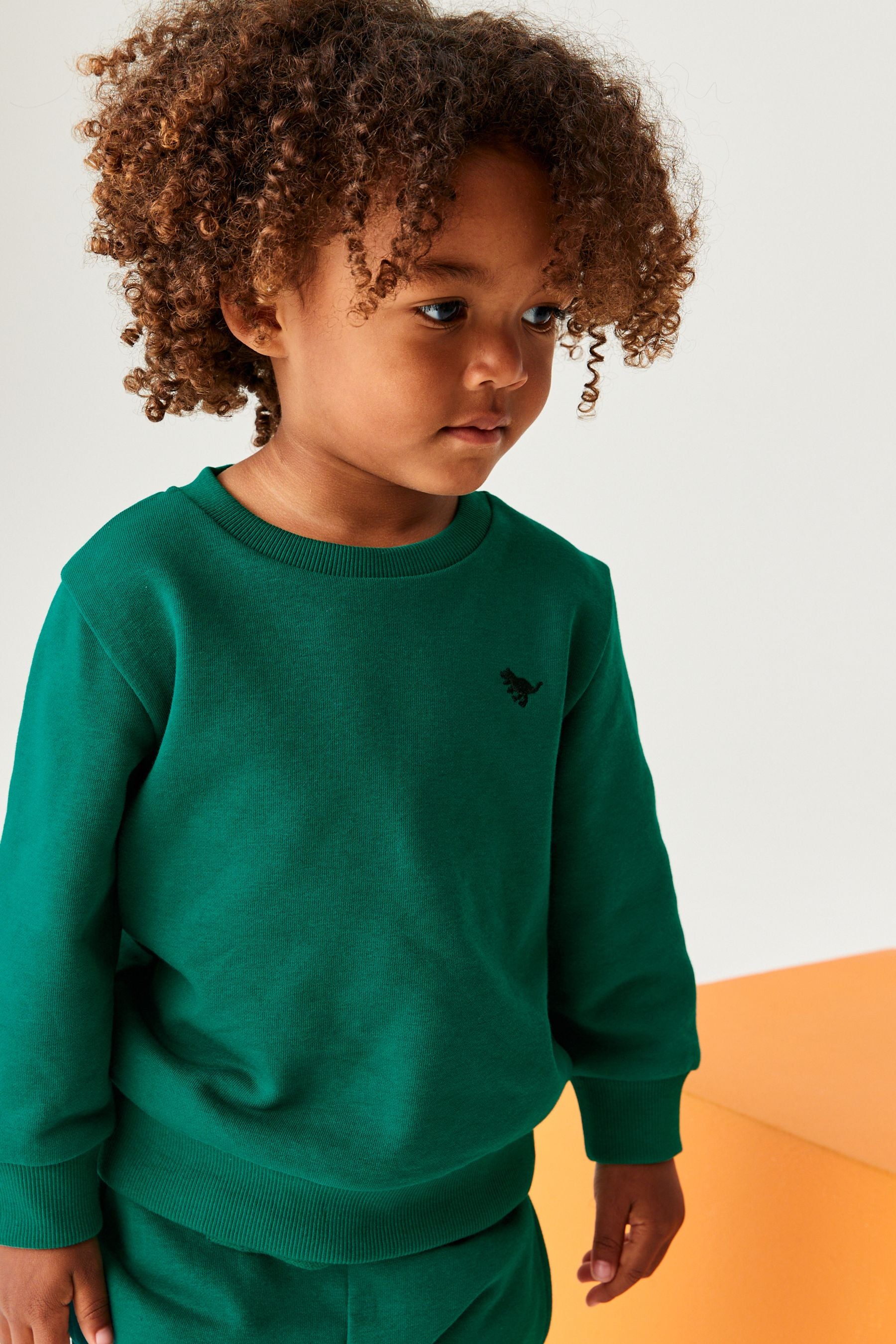 Dark Green Jersey Sweatshirt And Joggers Set (3mths-7yrs)