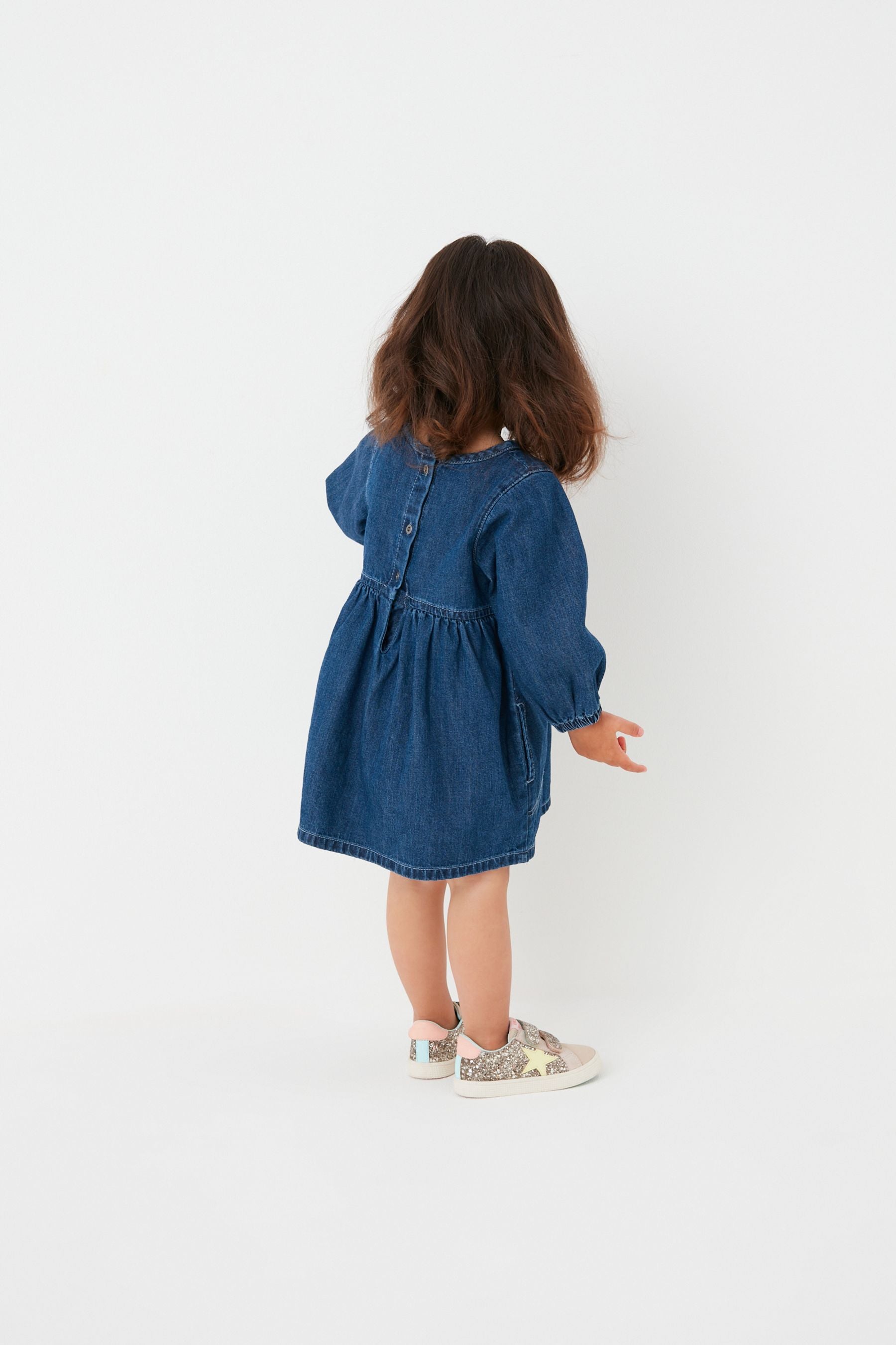 Blue Denim Dress (3mths-8yrs)