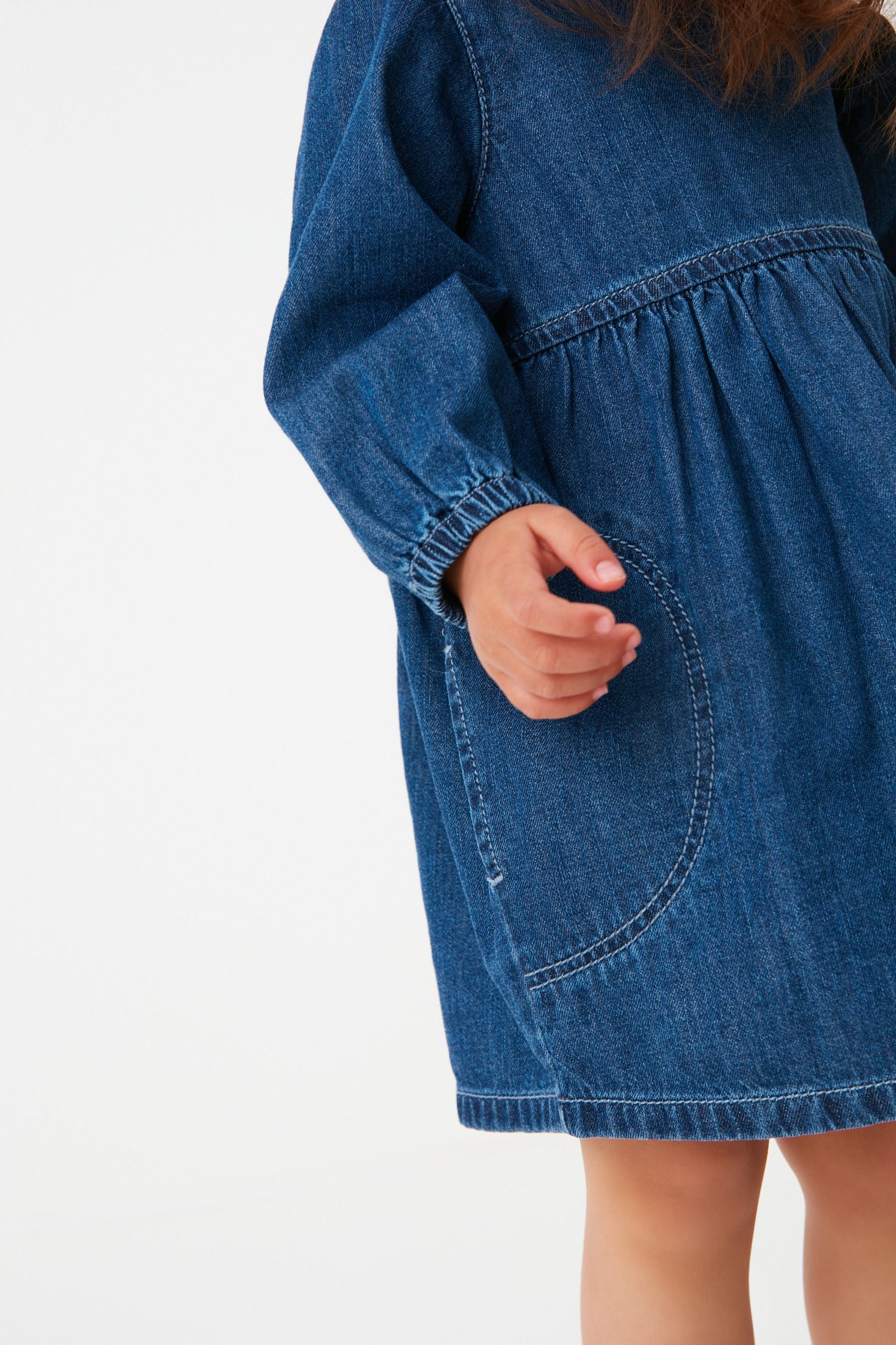 Blue Denim Dress (3mths-8yrs)