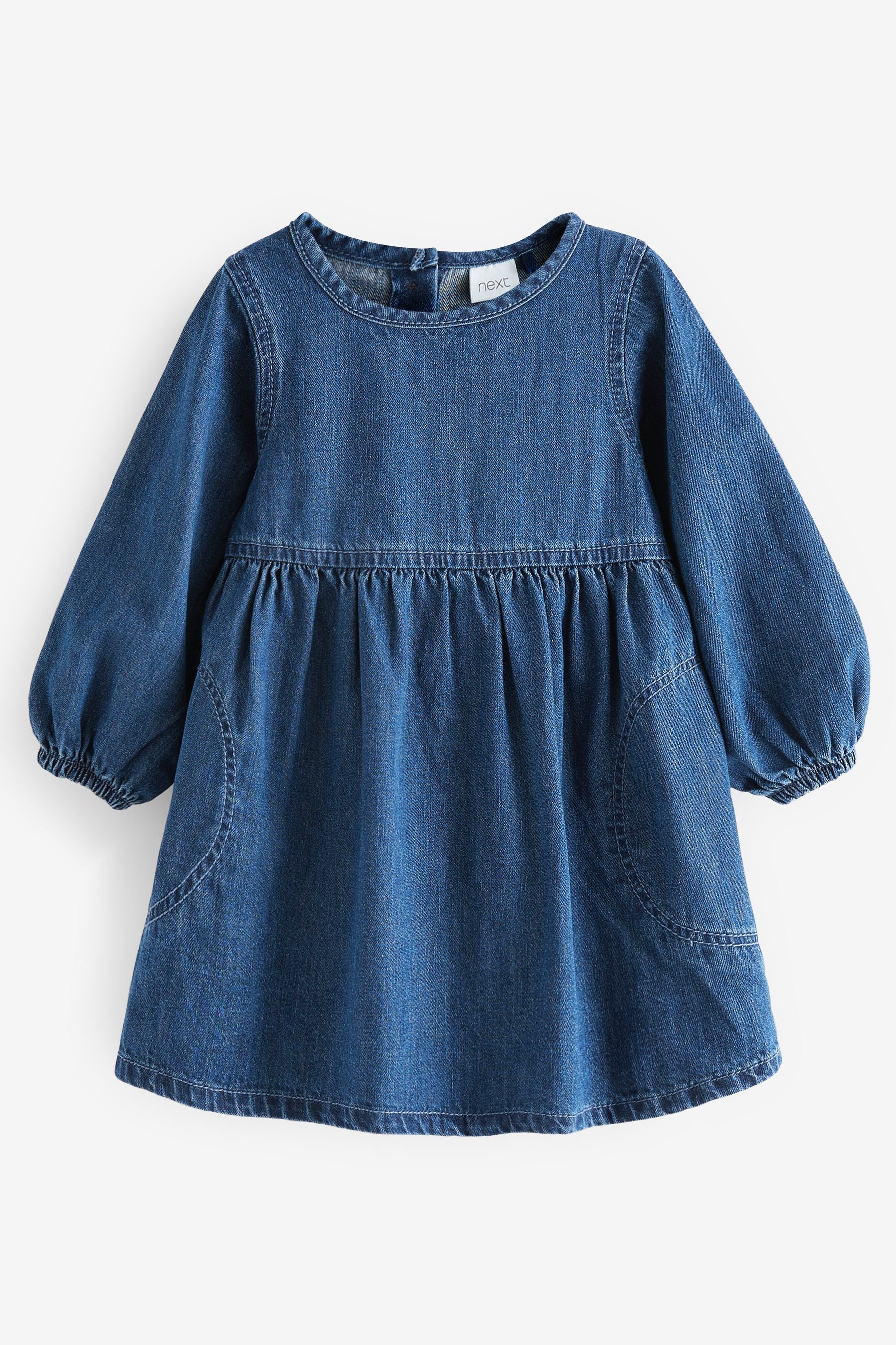 Blue Denim Dress (3mths-8yrs)