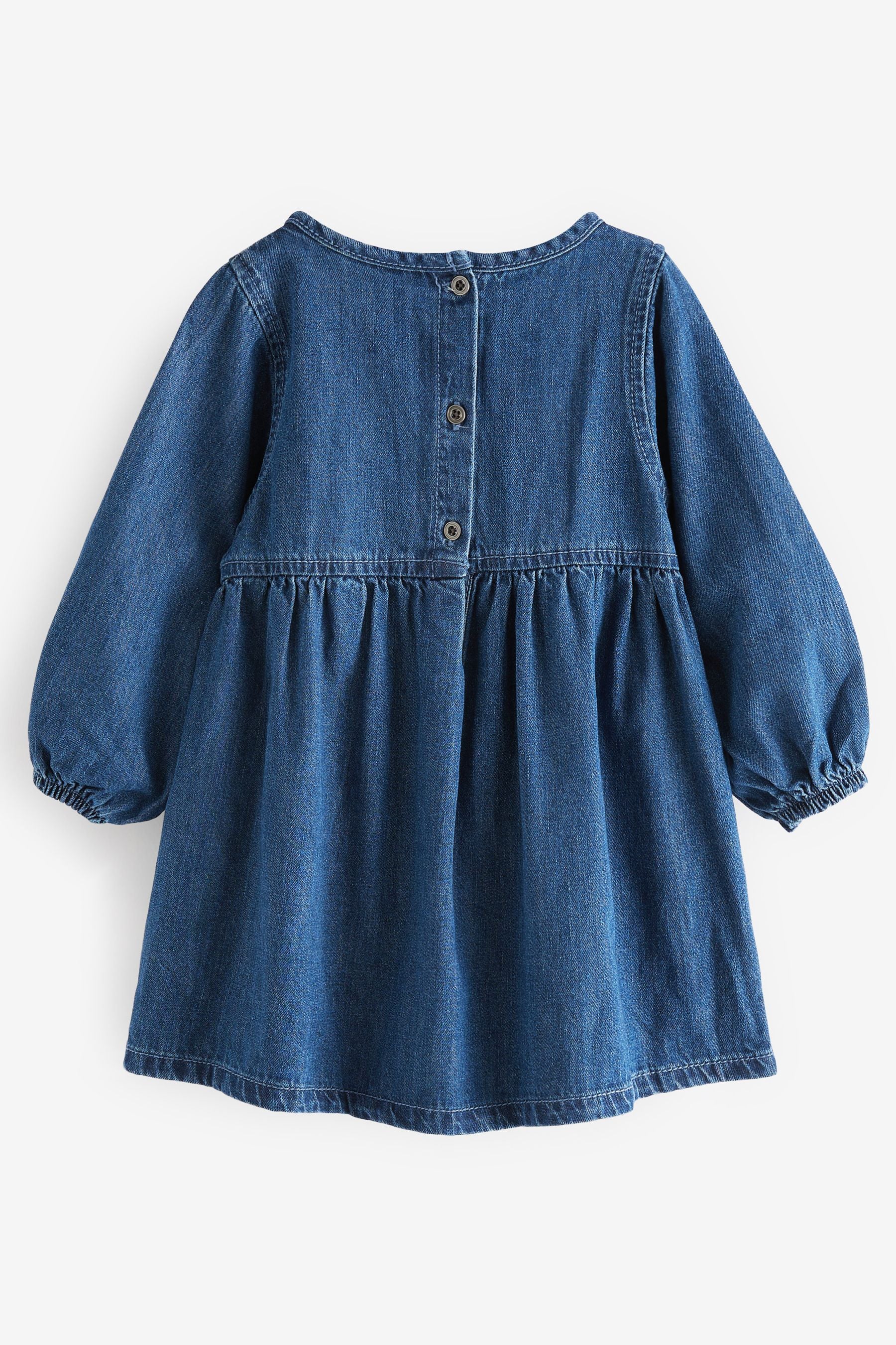 Blue Denim Dress (3mths-8yrs)