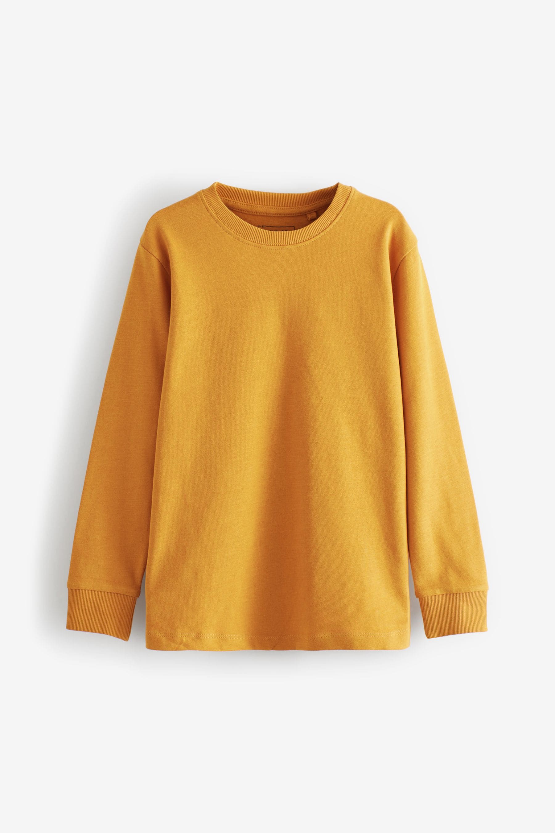 Yellow Ochre Long Sleeve Cosy T-Shirt (3-16yrs)