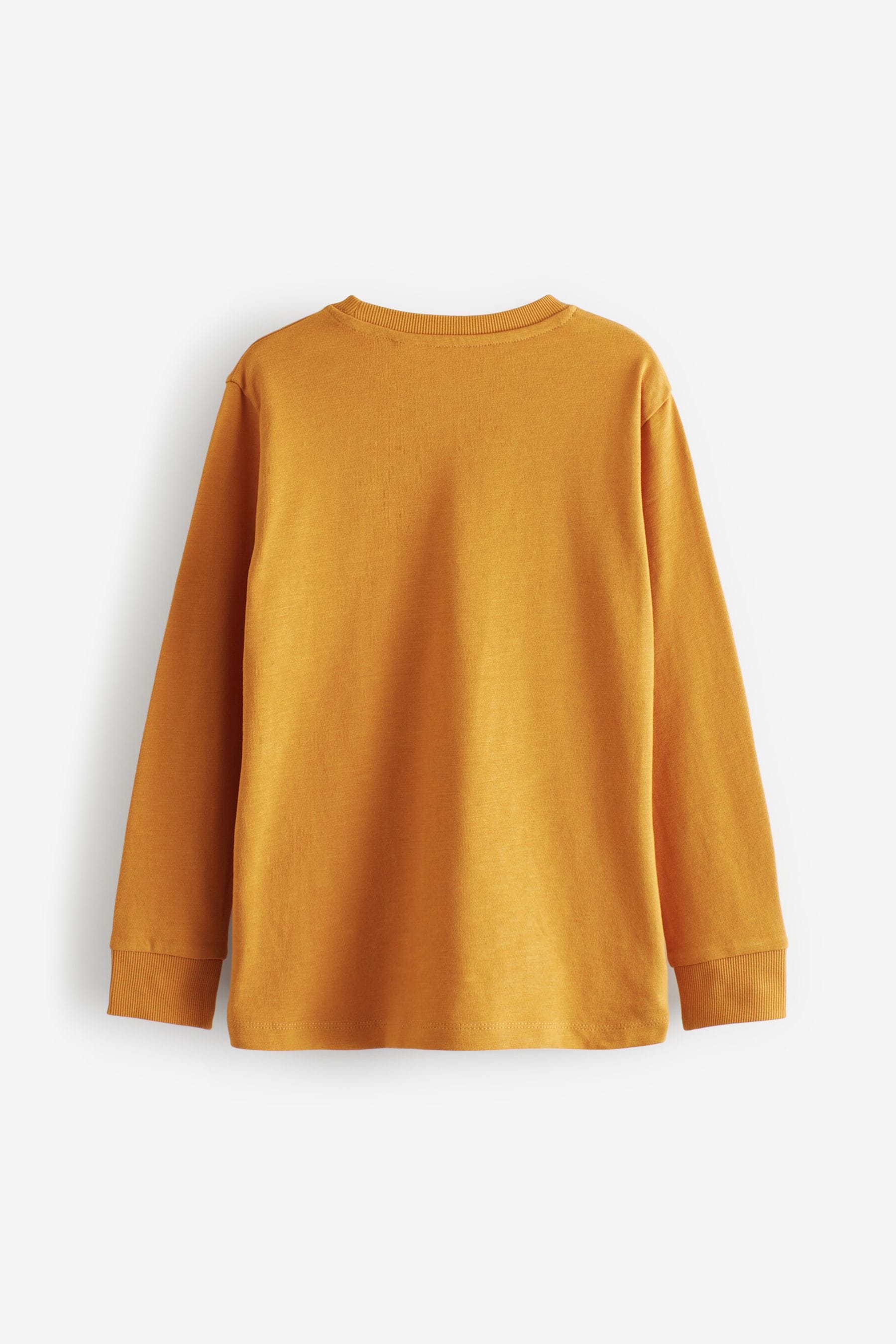 Yellow Ochre Long Sleeve Cosy T-Shirt (3-16yrs)