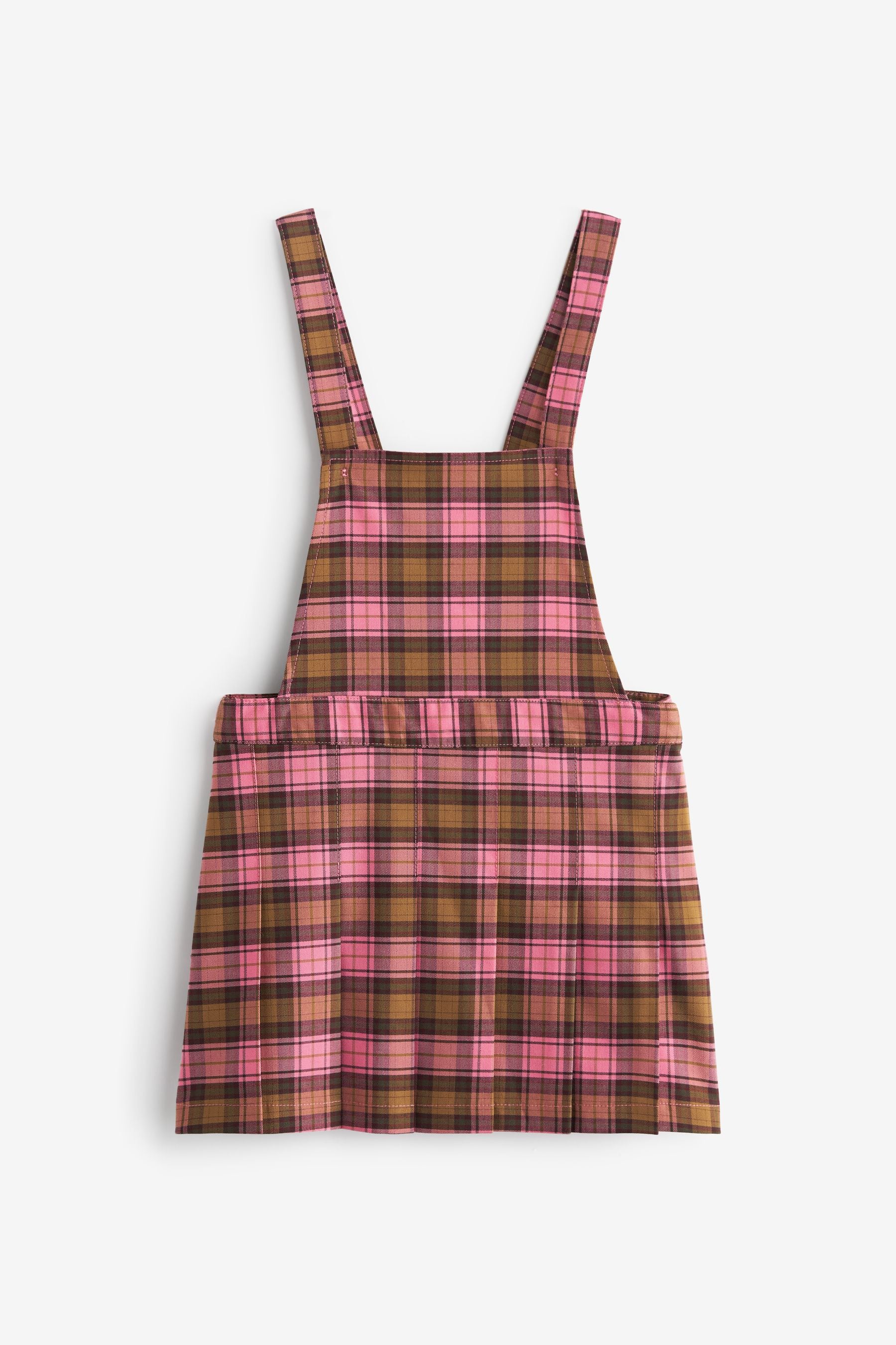 Pink Check Pinafore (3-16yrs)