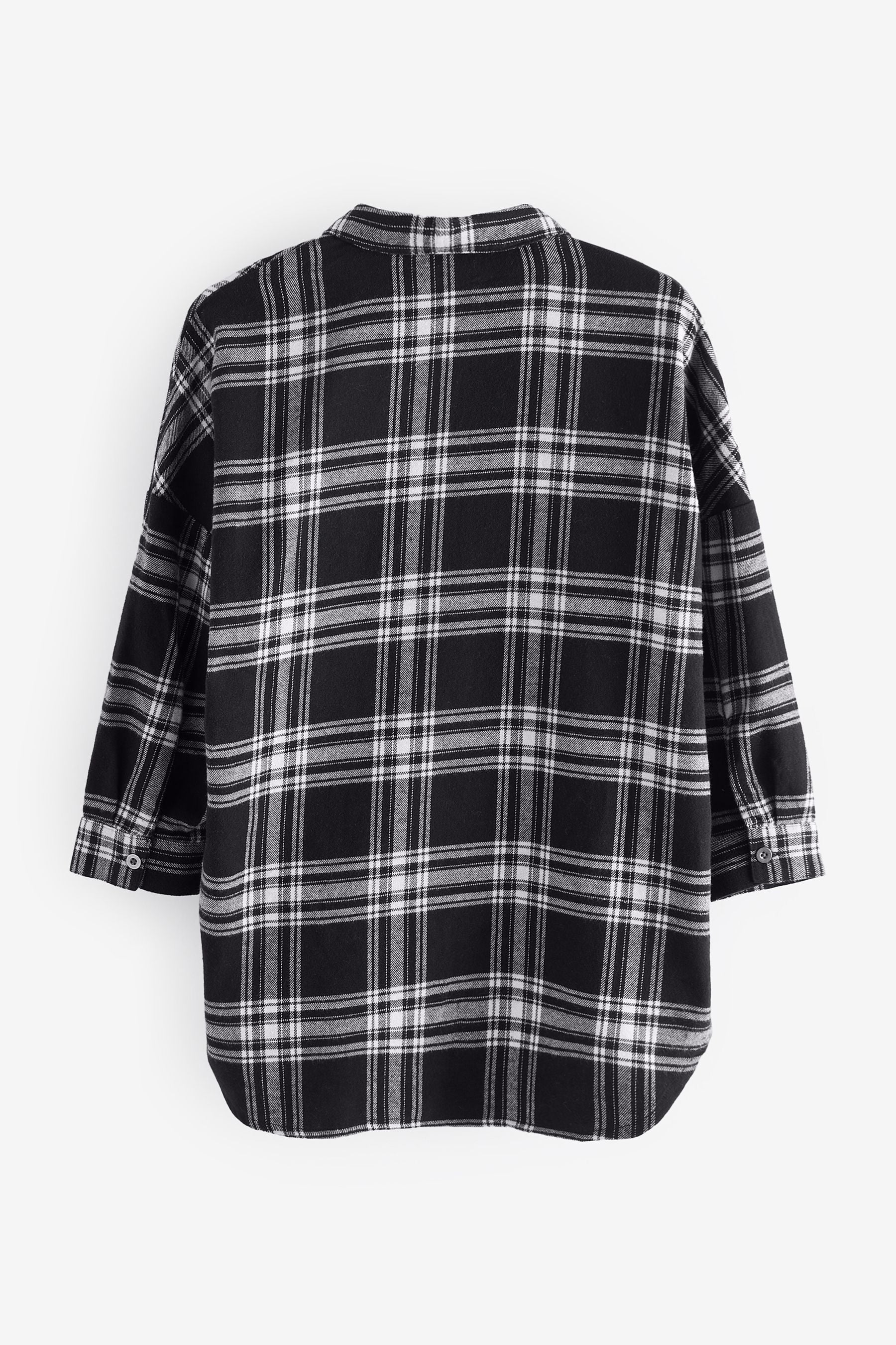 Black/White Check Oversized Shirt (3-16yrs)