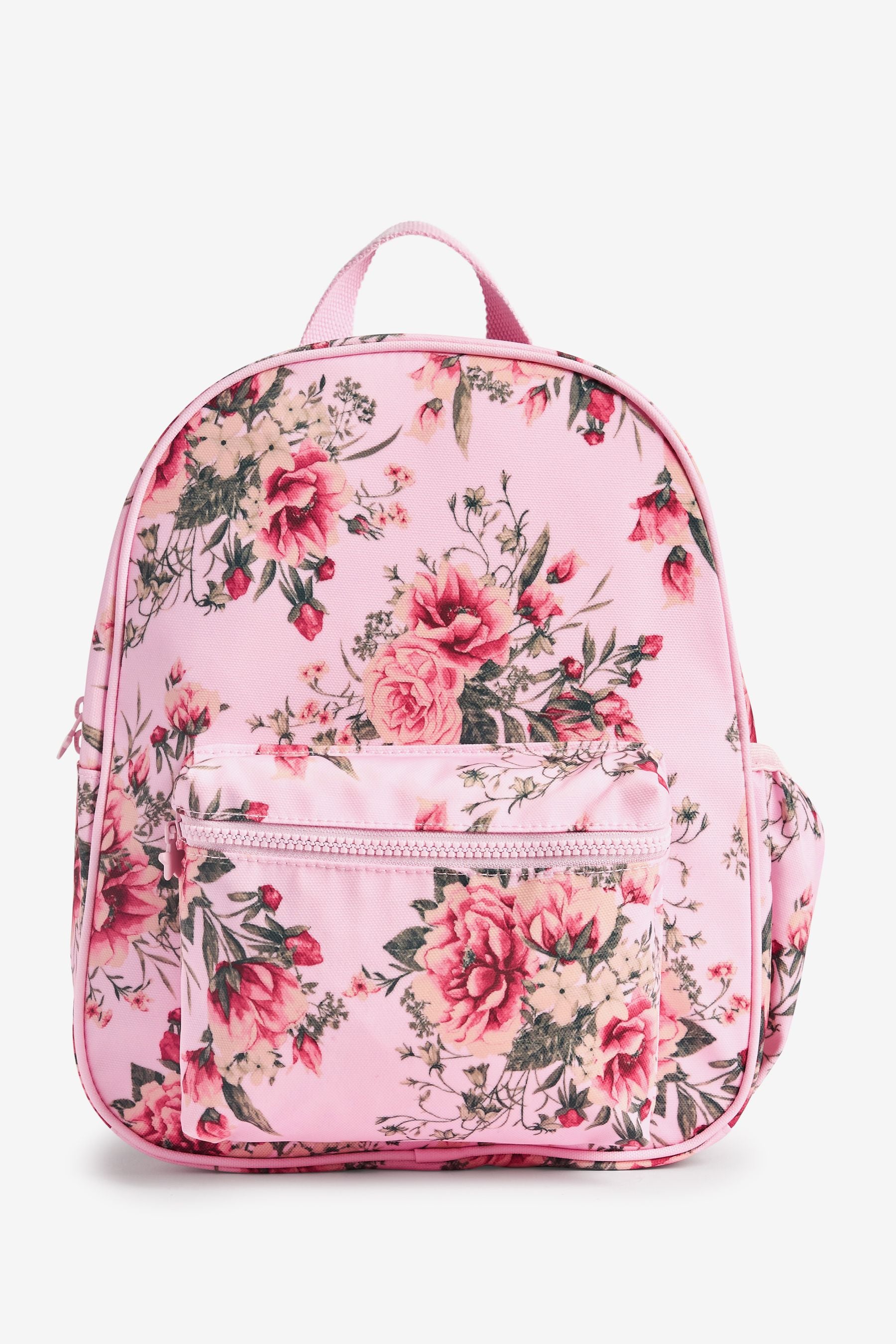 Pink Floral Backpack