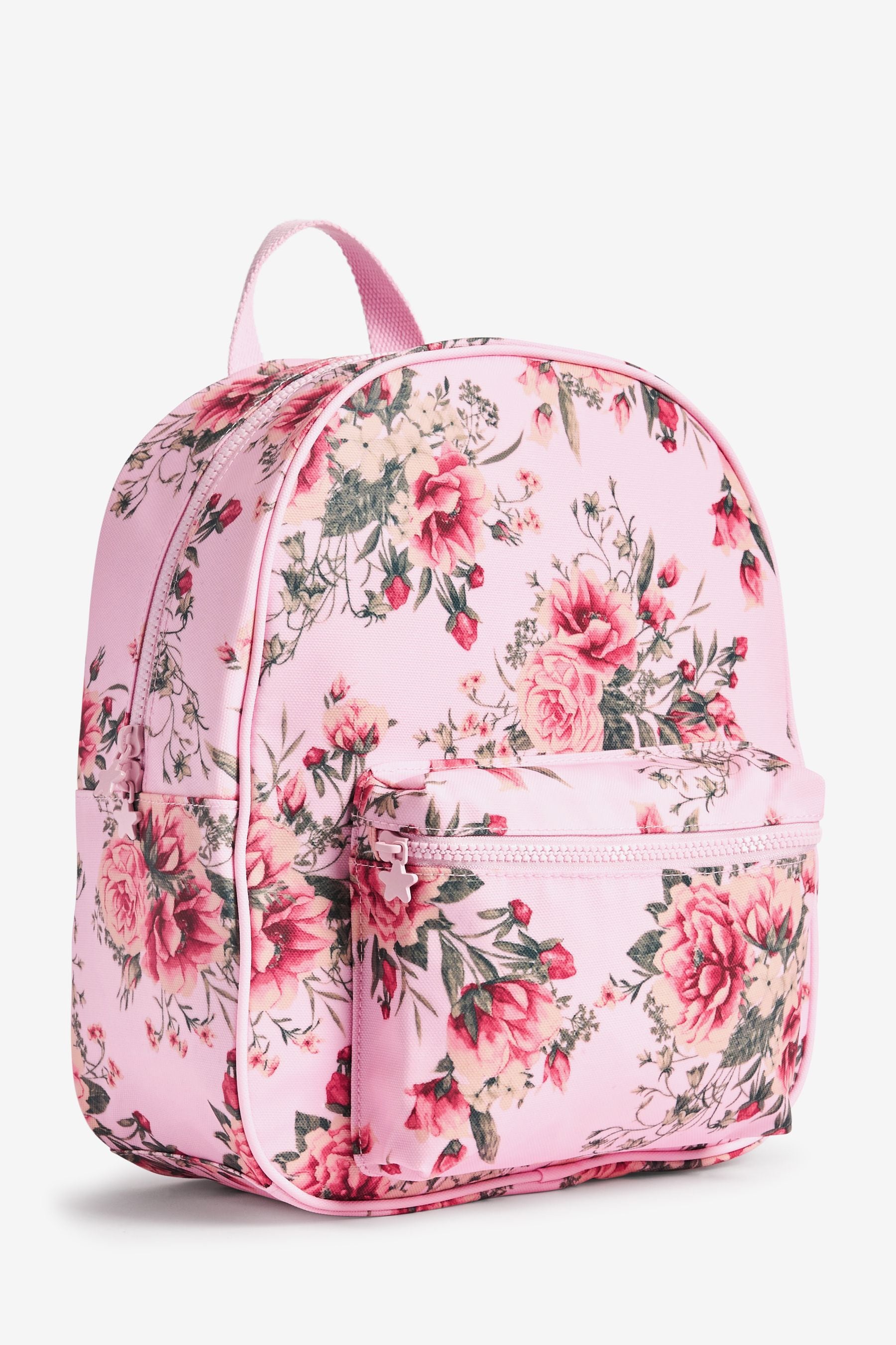 Pink Floral Backpack