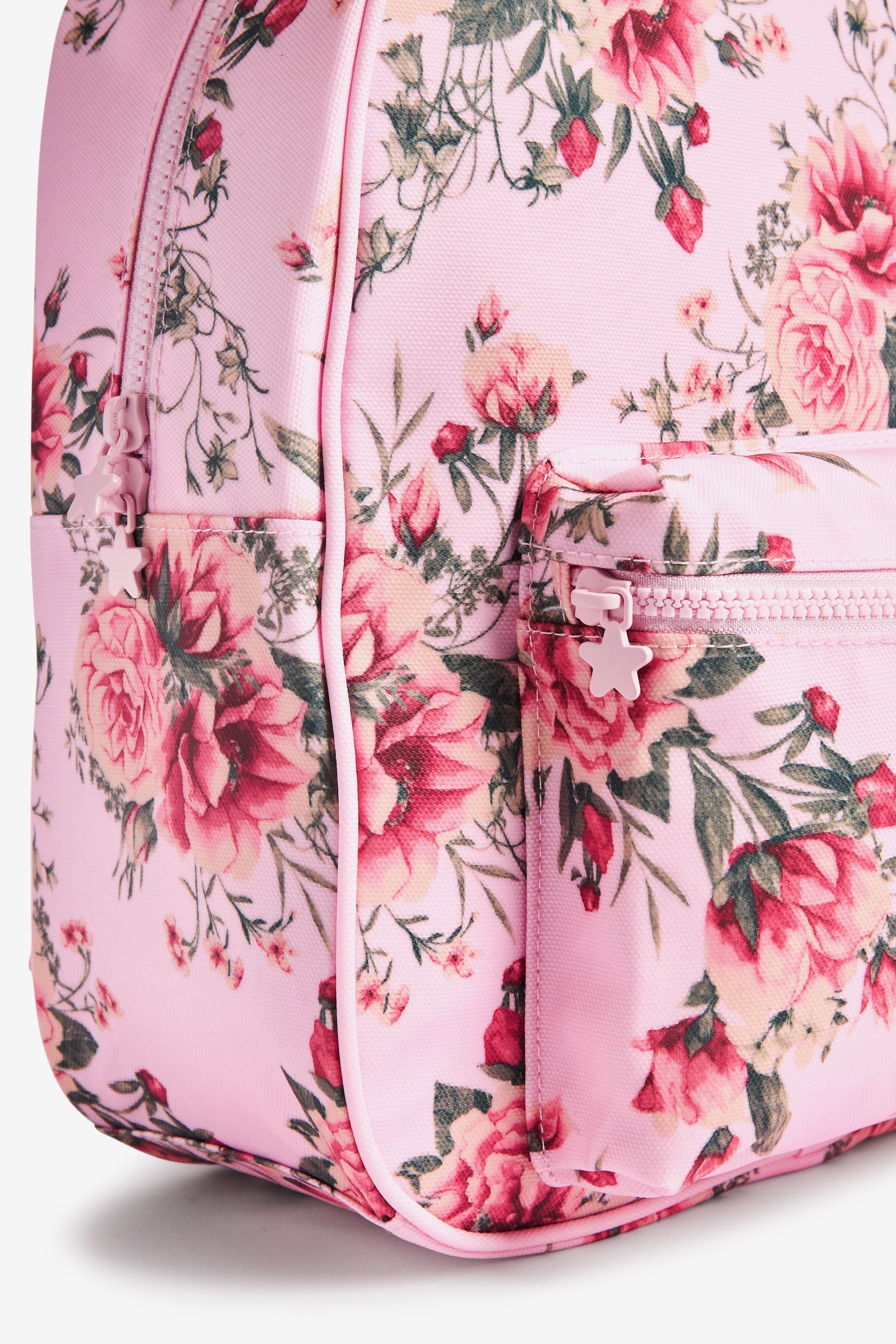 Pink Floral Backpack