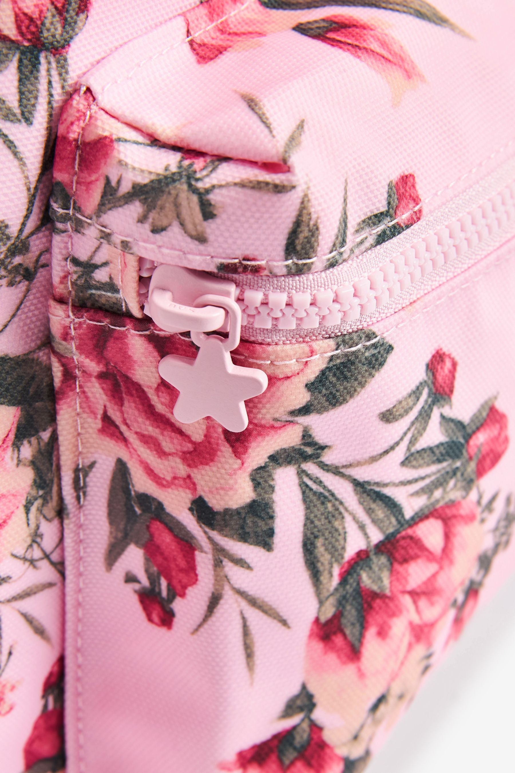 Pink Floral Backpack