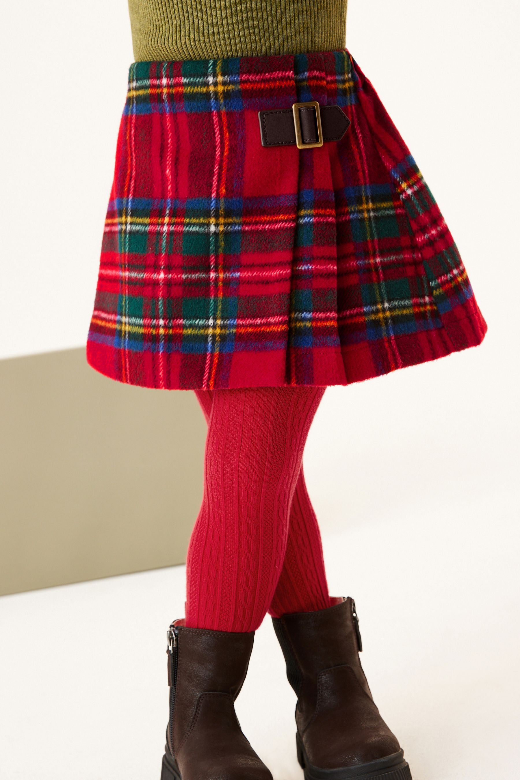 Red Kilt & Tight Set (3mths-10yrs)