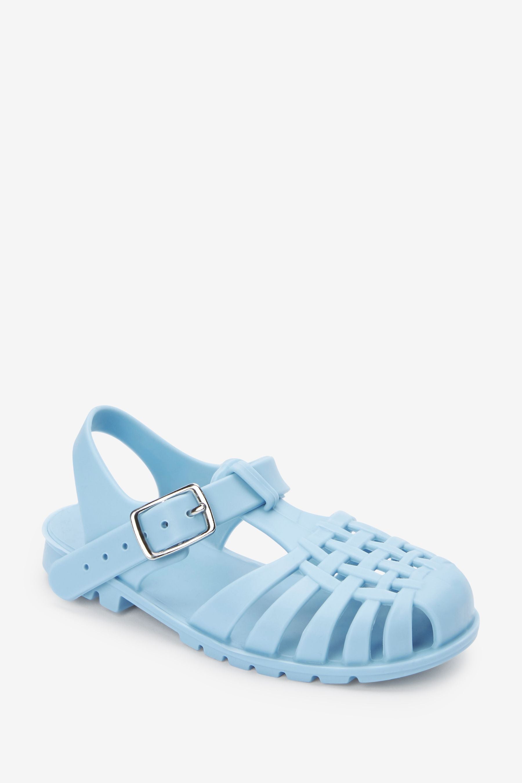 Sky Blue Jelly Sandals