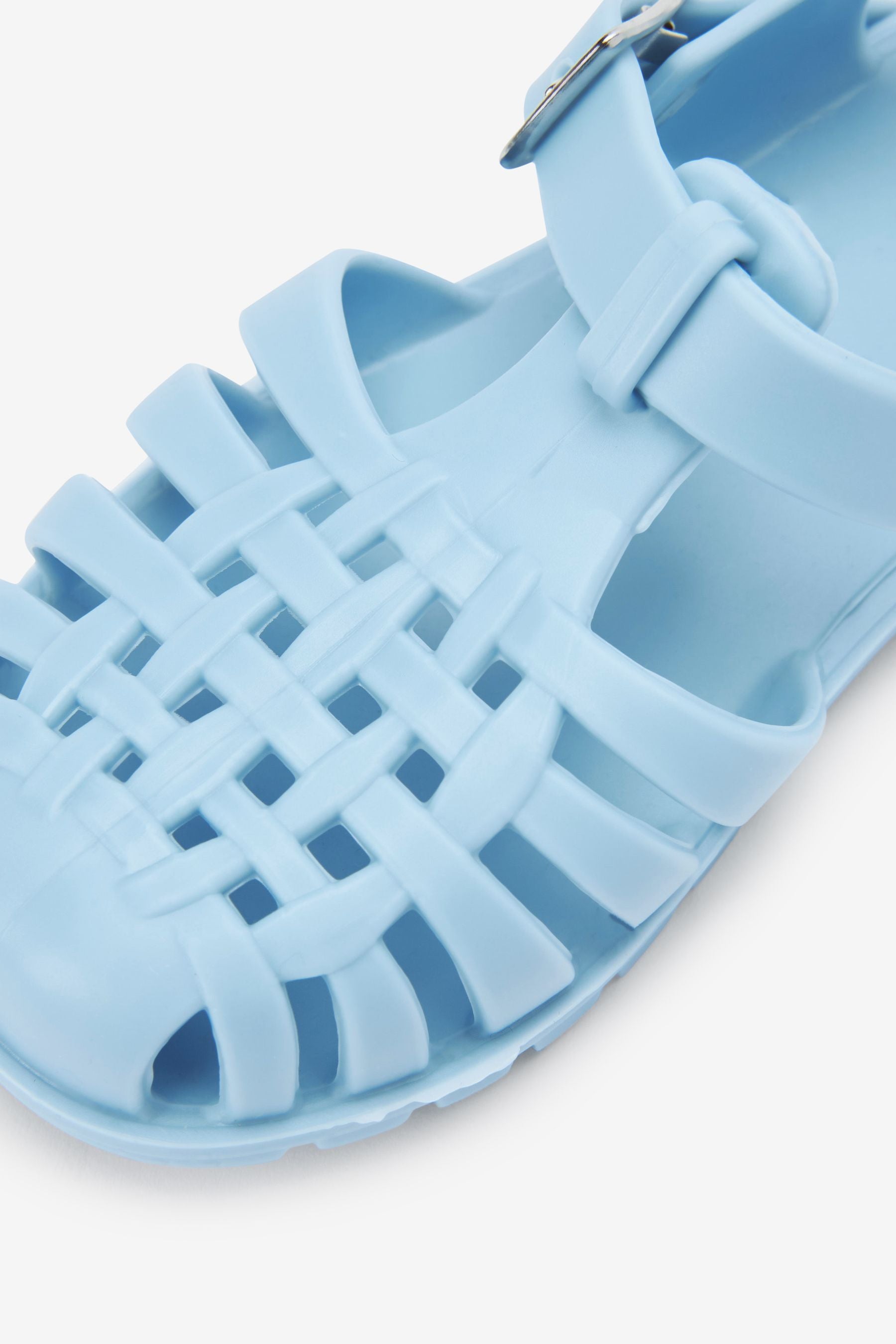 Sky Blue Jelly Sandals