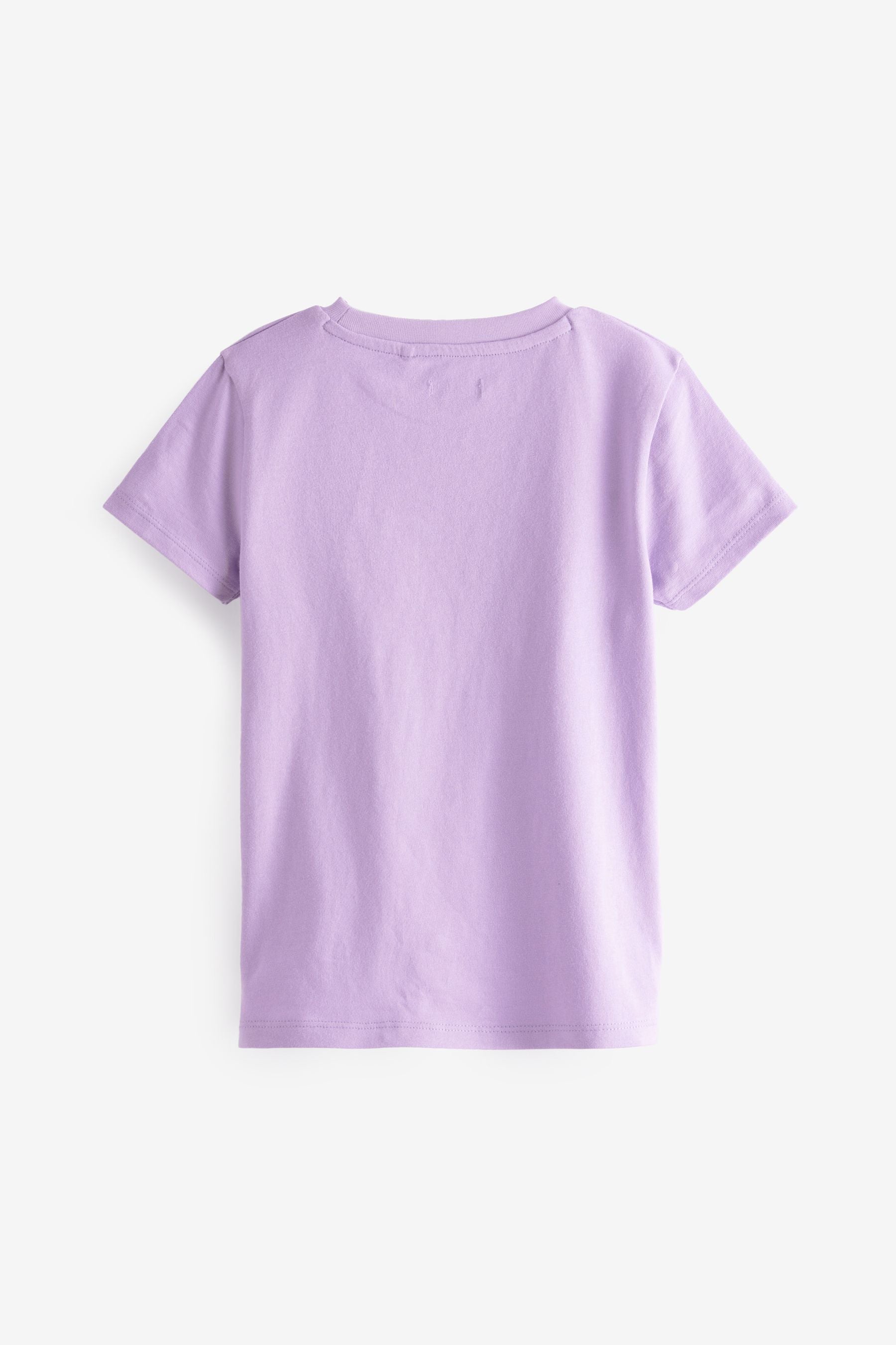 Lilac Purple Sequin Embellished Rainbow T-Shirt (3-16yrs)