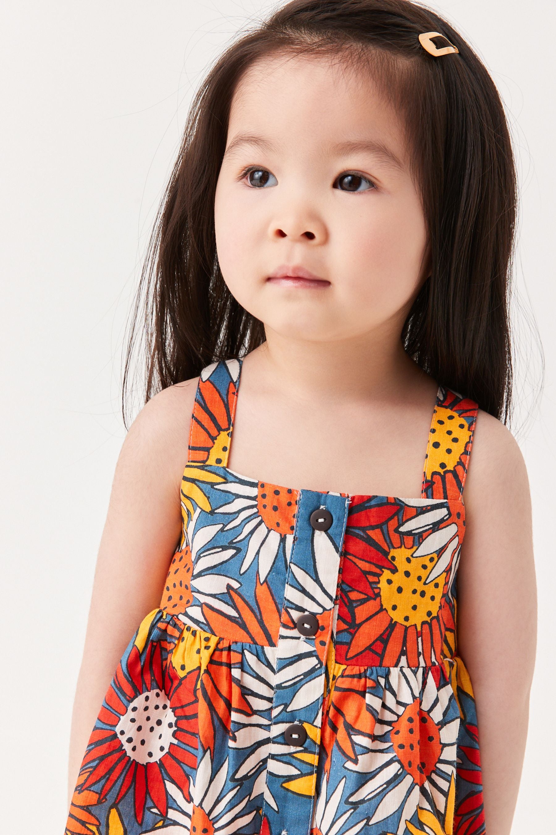 Red Sunflower Dress (3mths-7yrs)