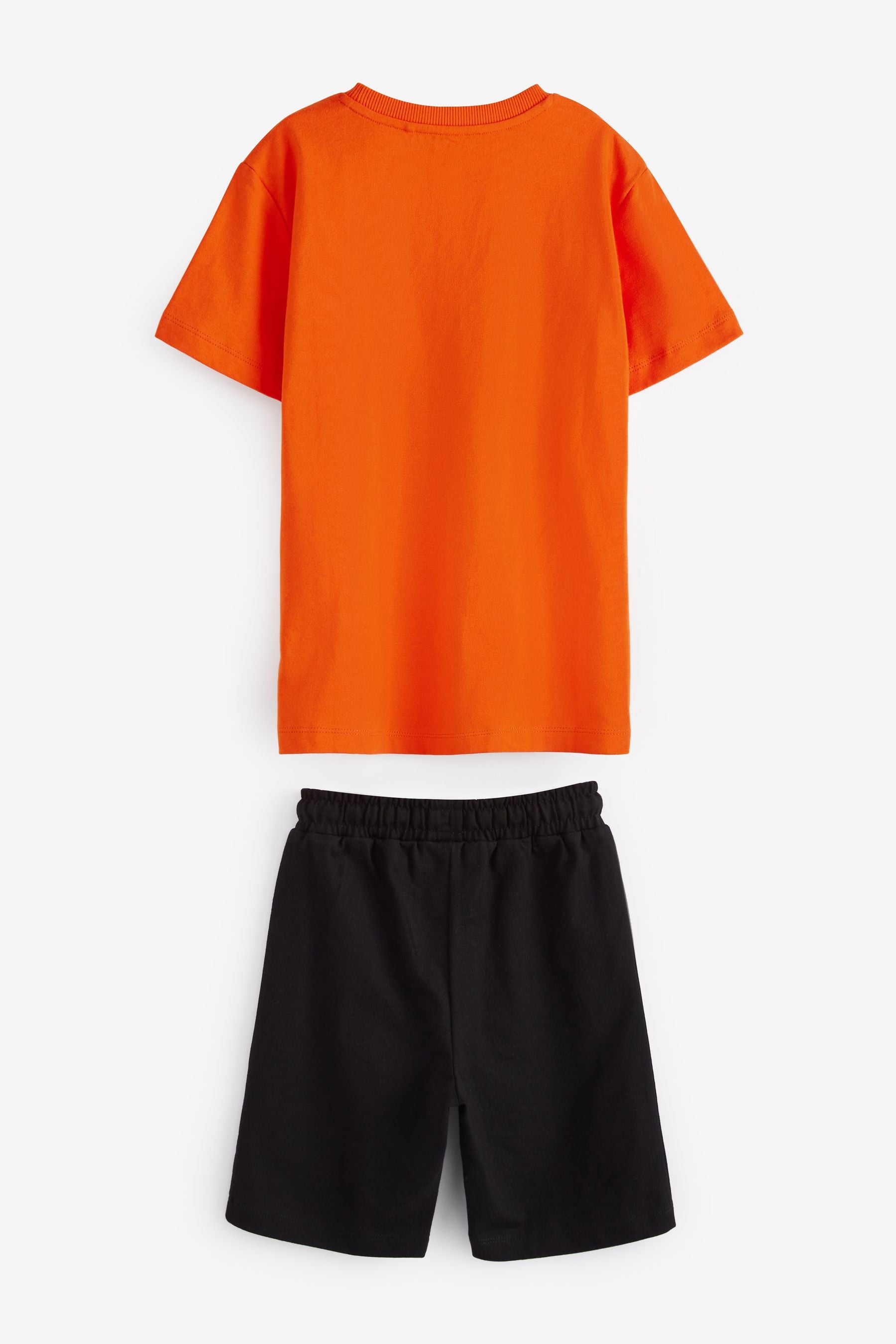 Orange Nasa Rocket T-Shirt And Shorts Set (3-16yrs)