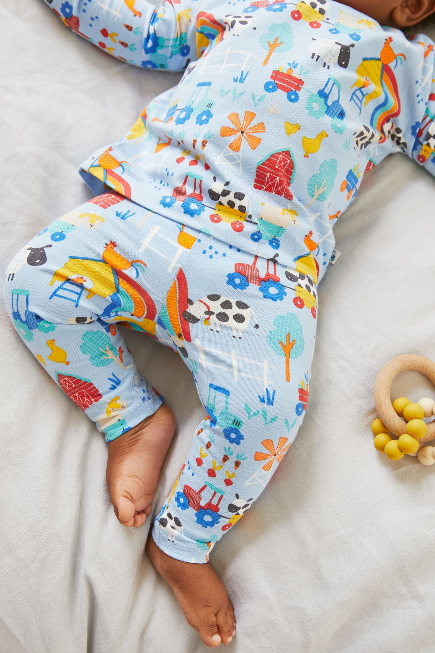 Blue Rainbow Farm Baby Leggings 3 Pack