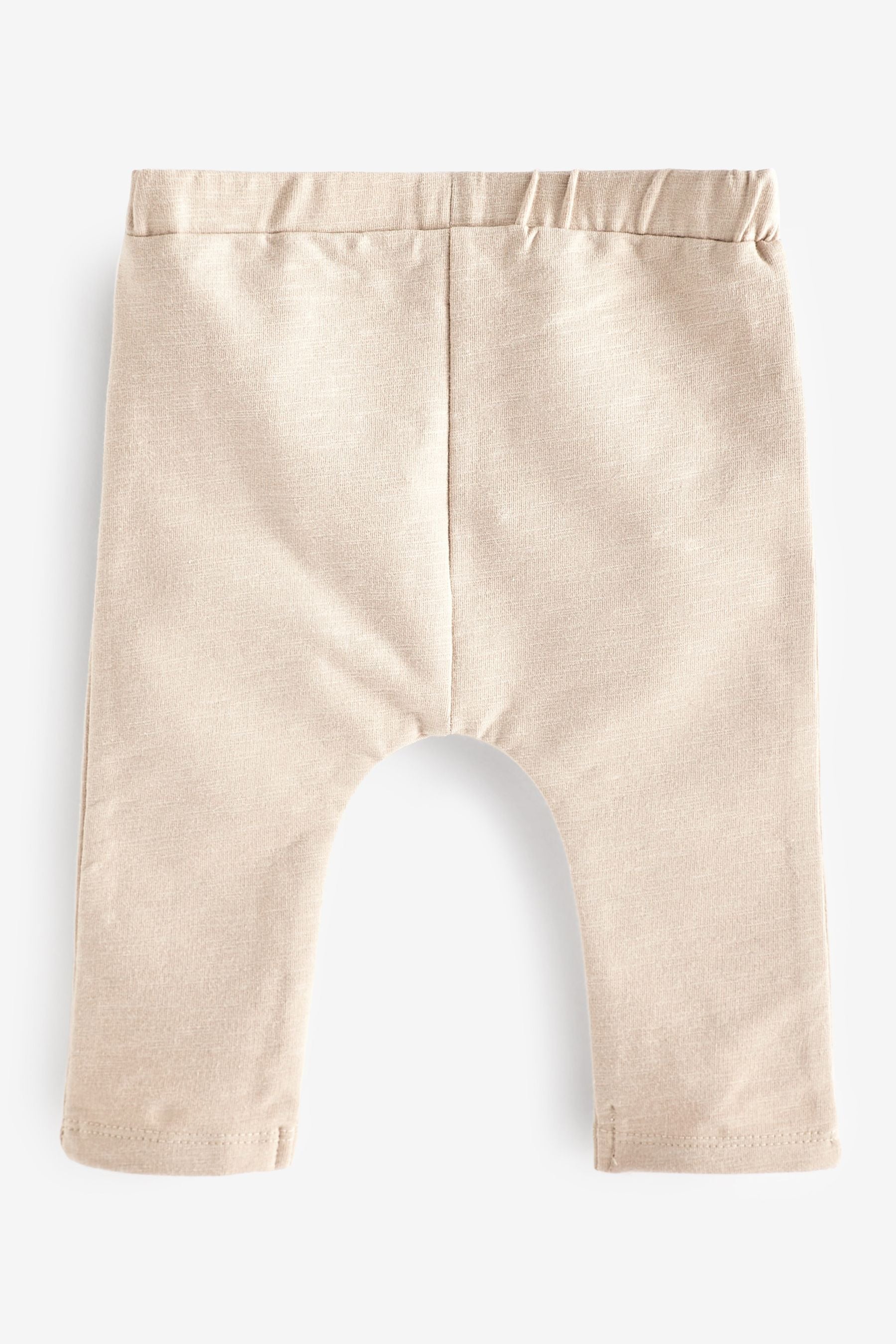 Neutral Brown/Cream 3 Pack Baby Leggings