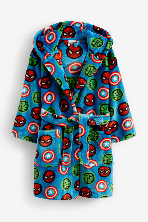 Marvel Print License Dressing Gown (9mths-12yrs)