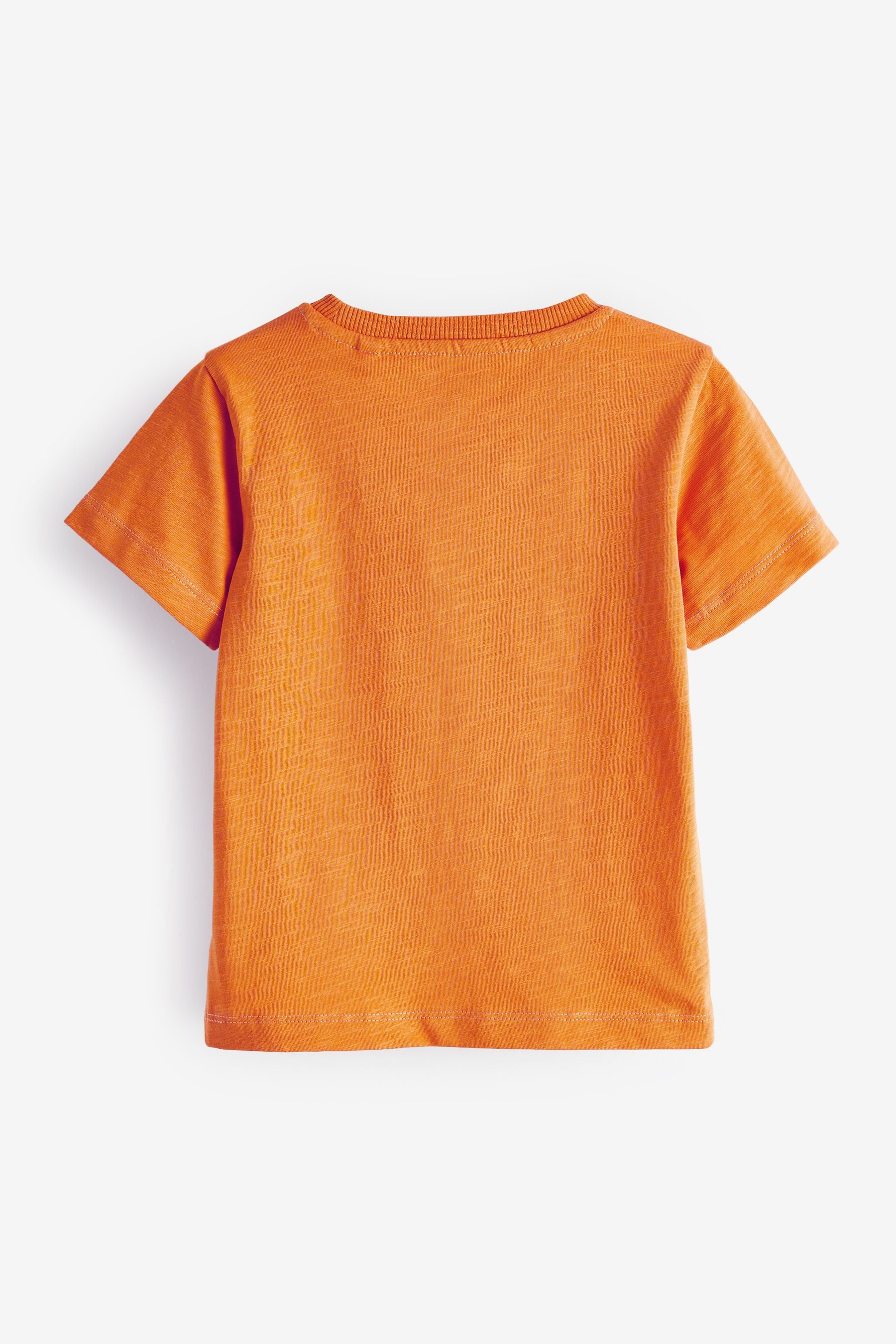 Orange Smiley Printed T-Shirt (3mths-7yrs)