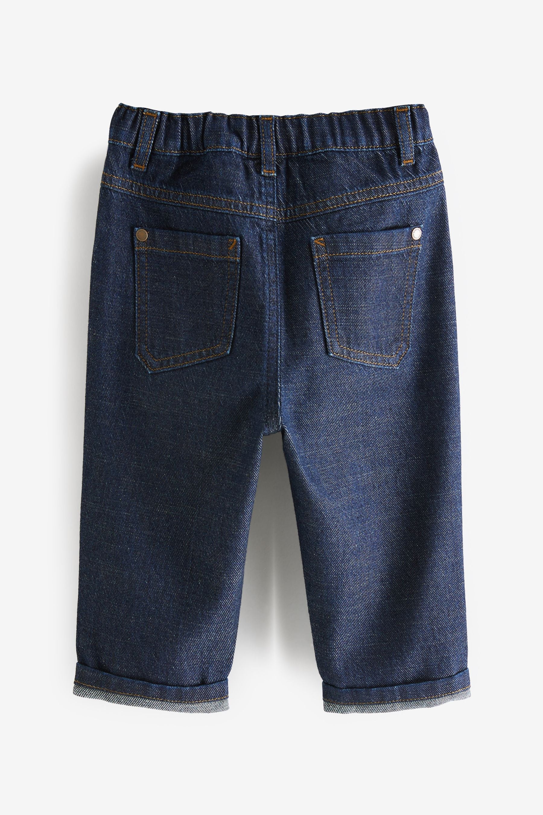 Blue Rinse Baggy Pleat Front Jeans (3mths-7yrs)