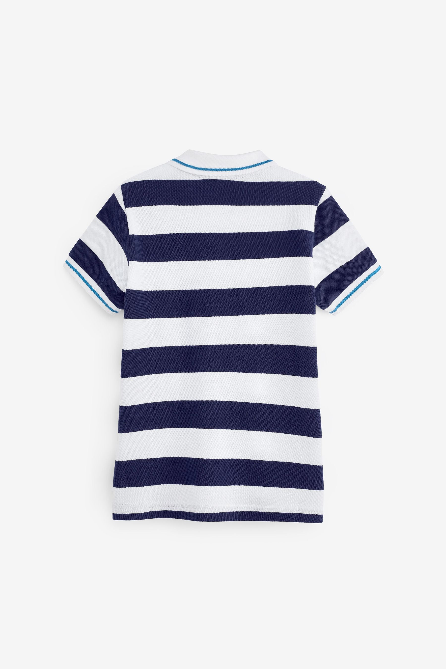 Benetton Striped Polo Shirt