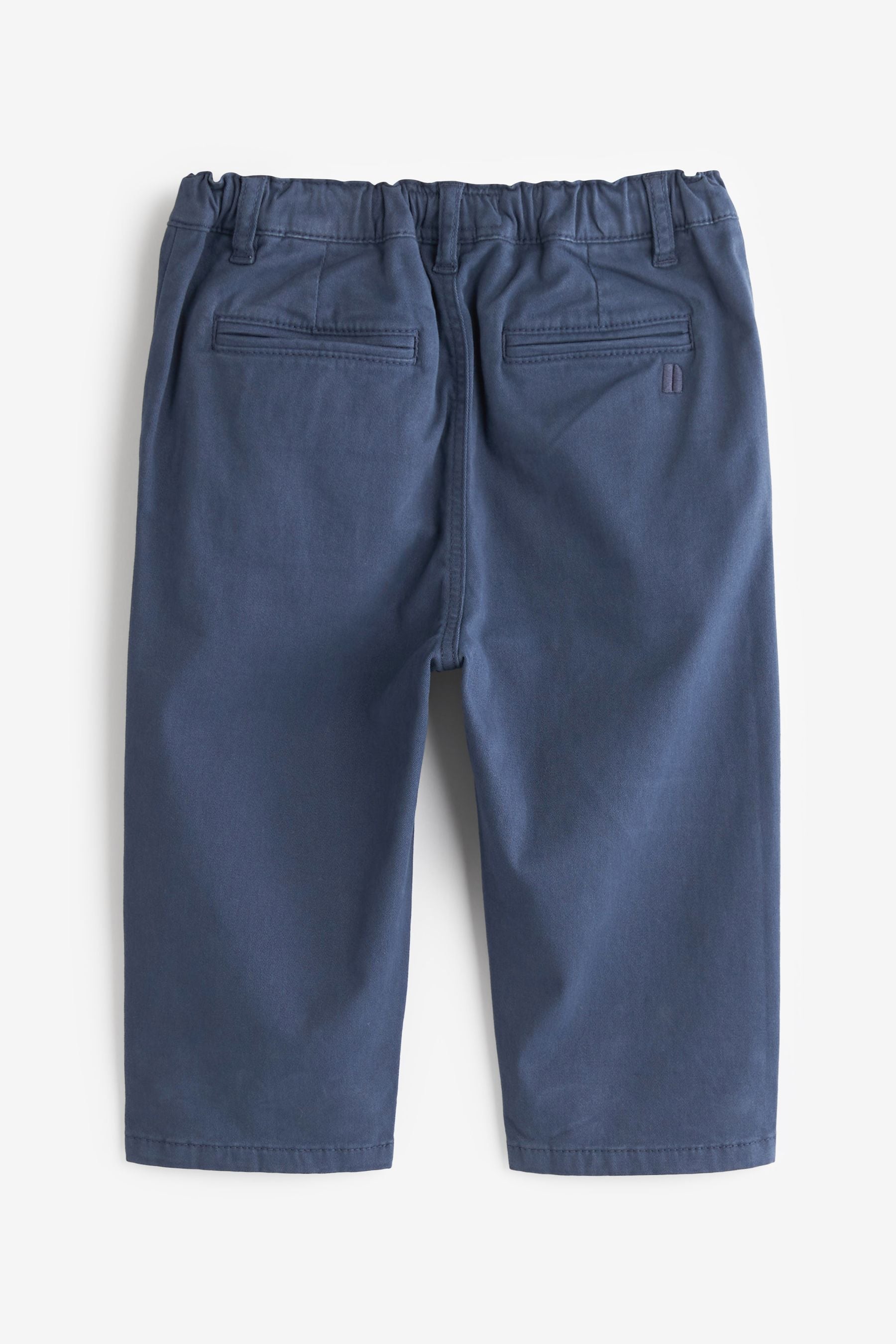 Blue Pleat Front Chino Trousers (3mths-7yrs)