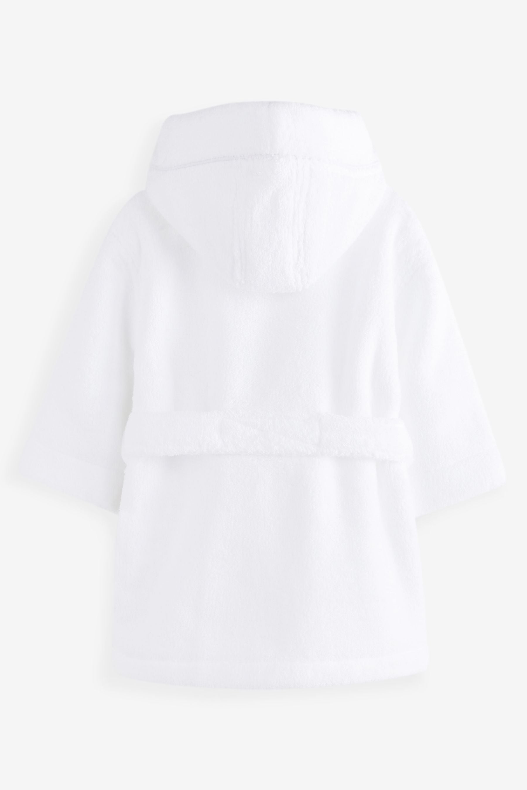 White Towelling Dressing Gown (9mths-12yrs)