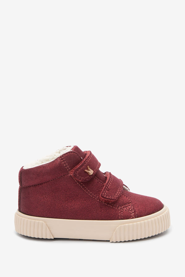 Berry Red High Top Trainers