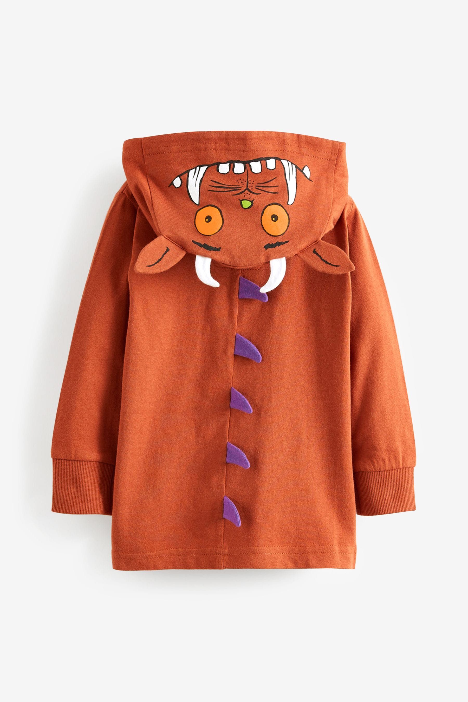 Rust Brown Gruffalo Rust Brown Long Sleeve Hoodie (3mths-8yrs)