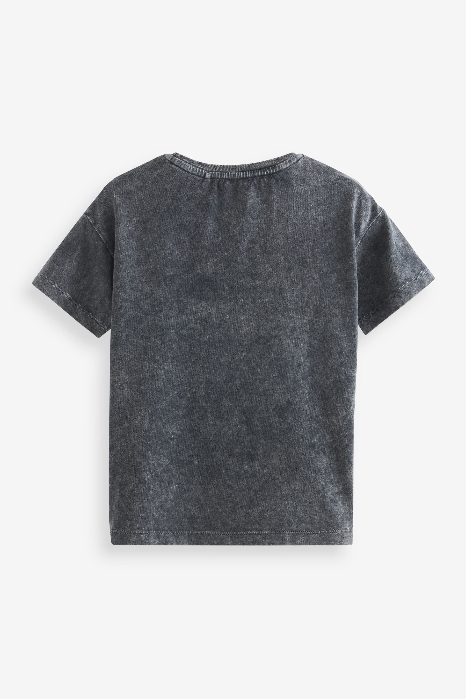 Charcoal Grey Flintstone T-Shirt (3mths-7yrs)