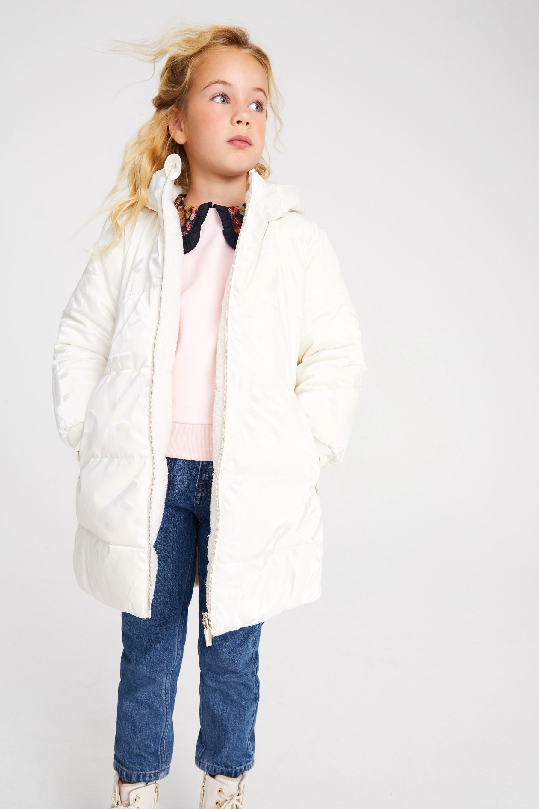 White Baker by Ted Baker Reversible Coat