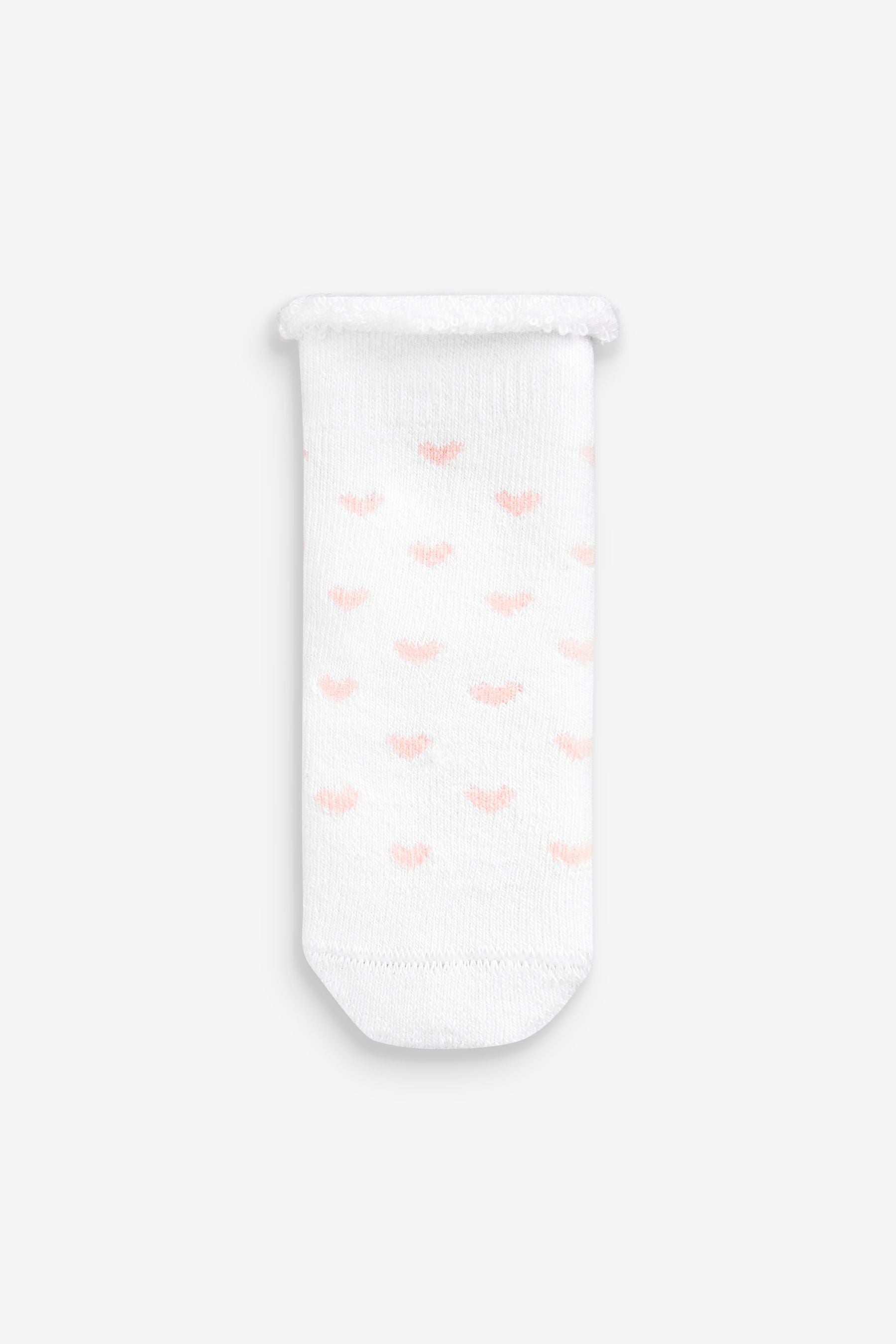 Pink Bunny Towelling Socks 3 Pack (0mths-2yrs)