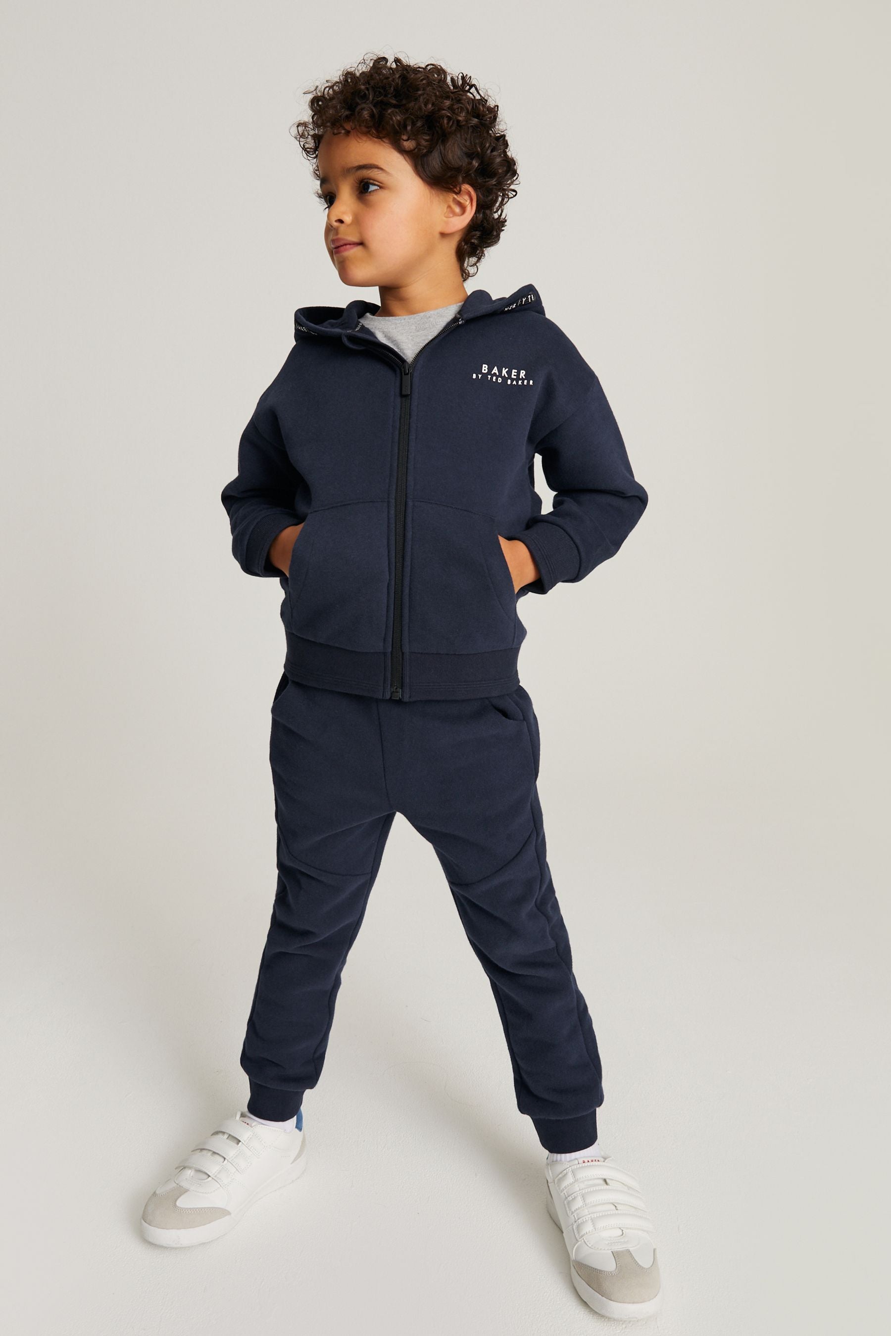 Navy Baker by Ted Baker Navy Hoodie And Joggers Set