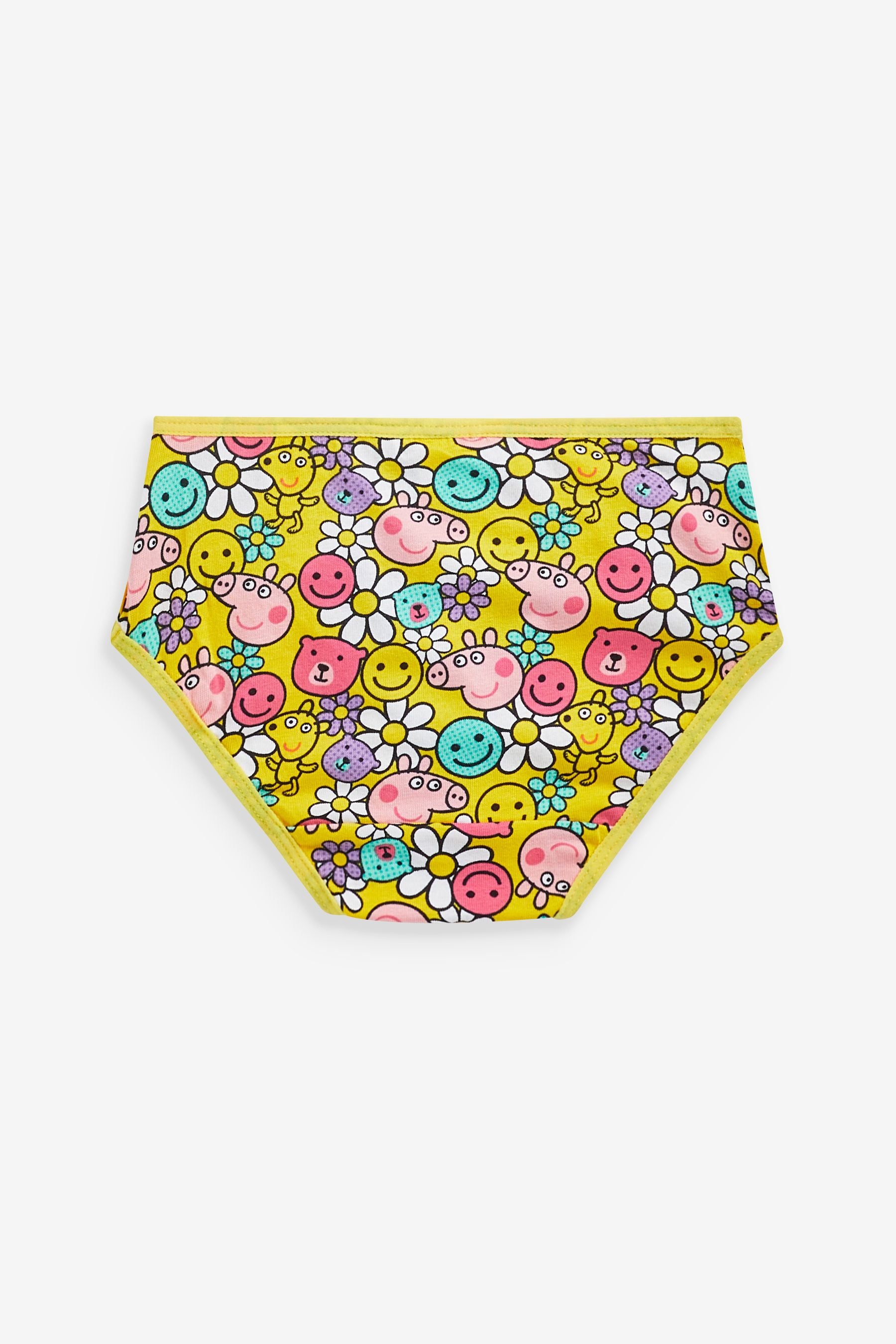 Multi Bright 5 Pack Peppa Pig Briefs (1.5-8yrs)