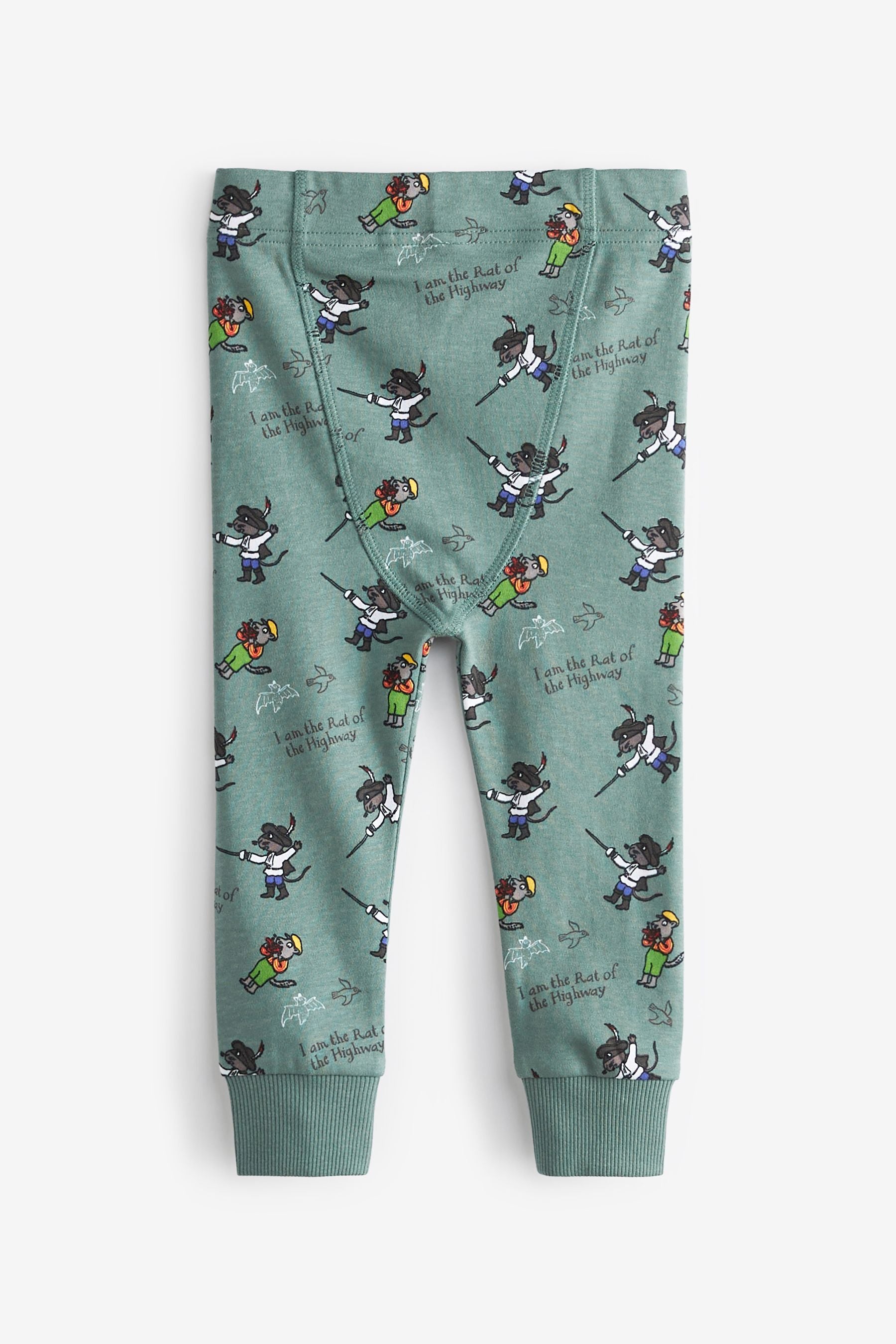 Grey/Green Highway Rat Snuggle Pyjamas (9mths-9yrs)