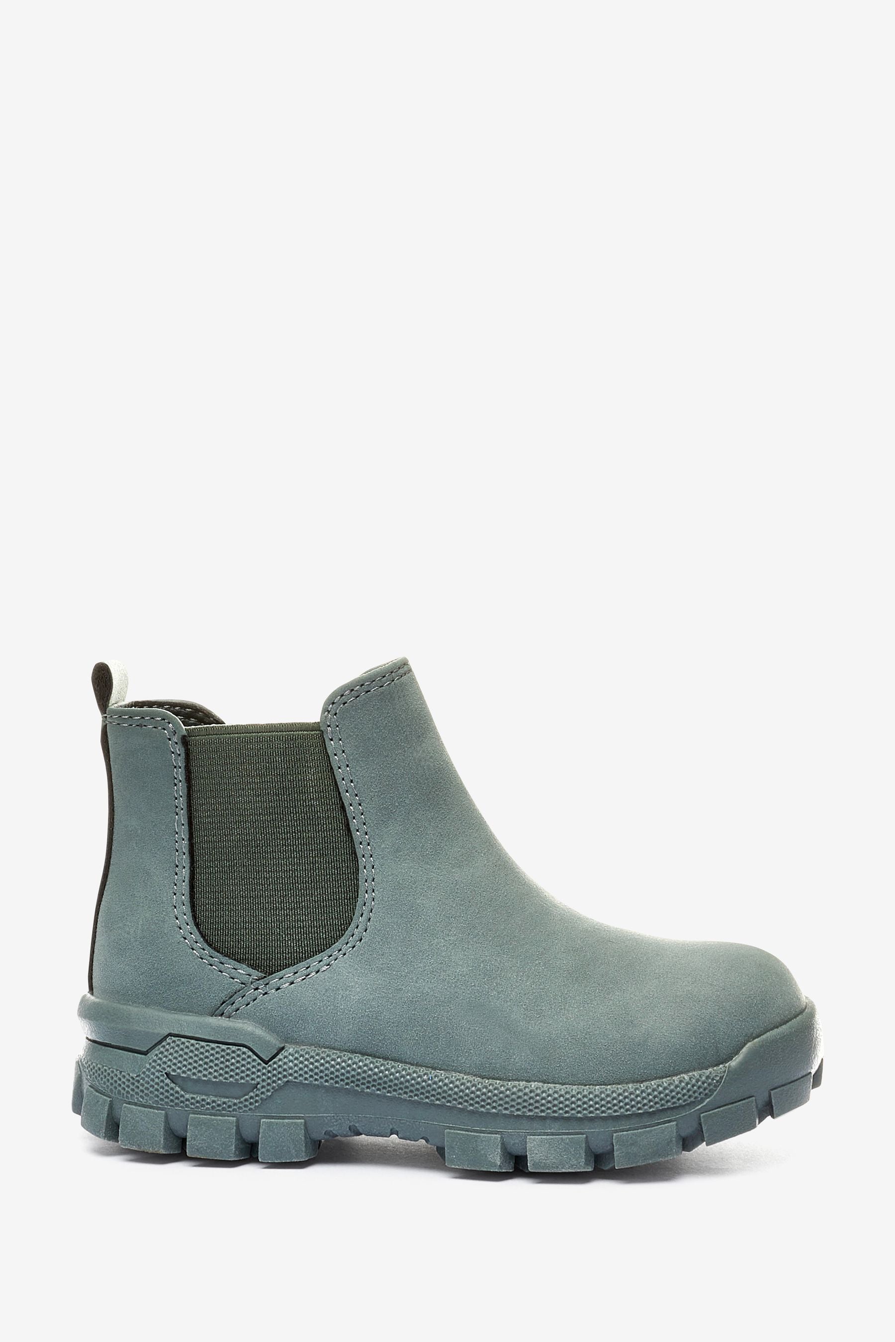 Teal Blue Chelsea Boots