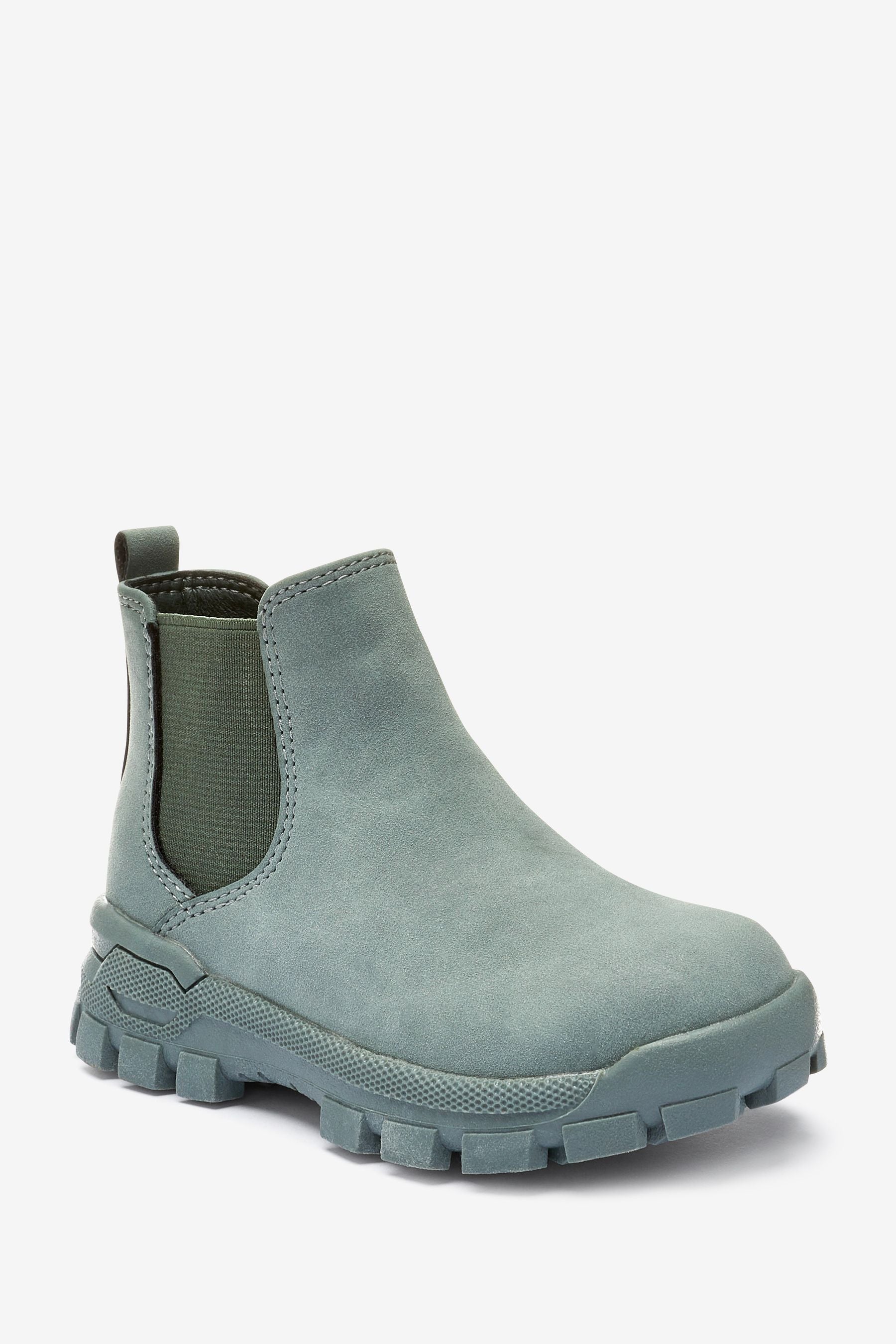 Teal Blue Chelsea Boots