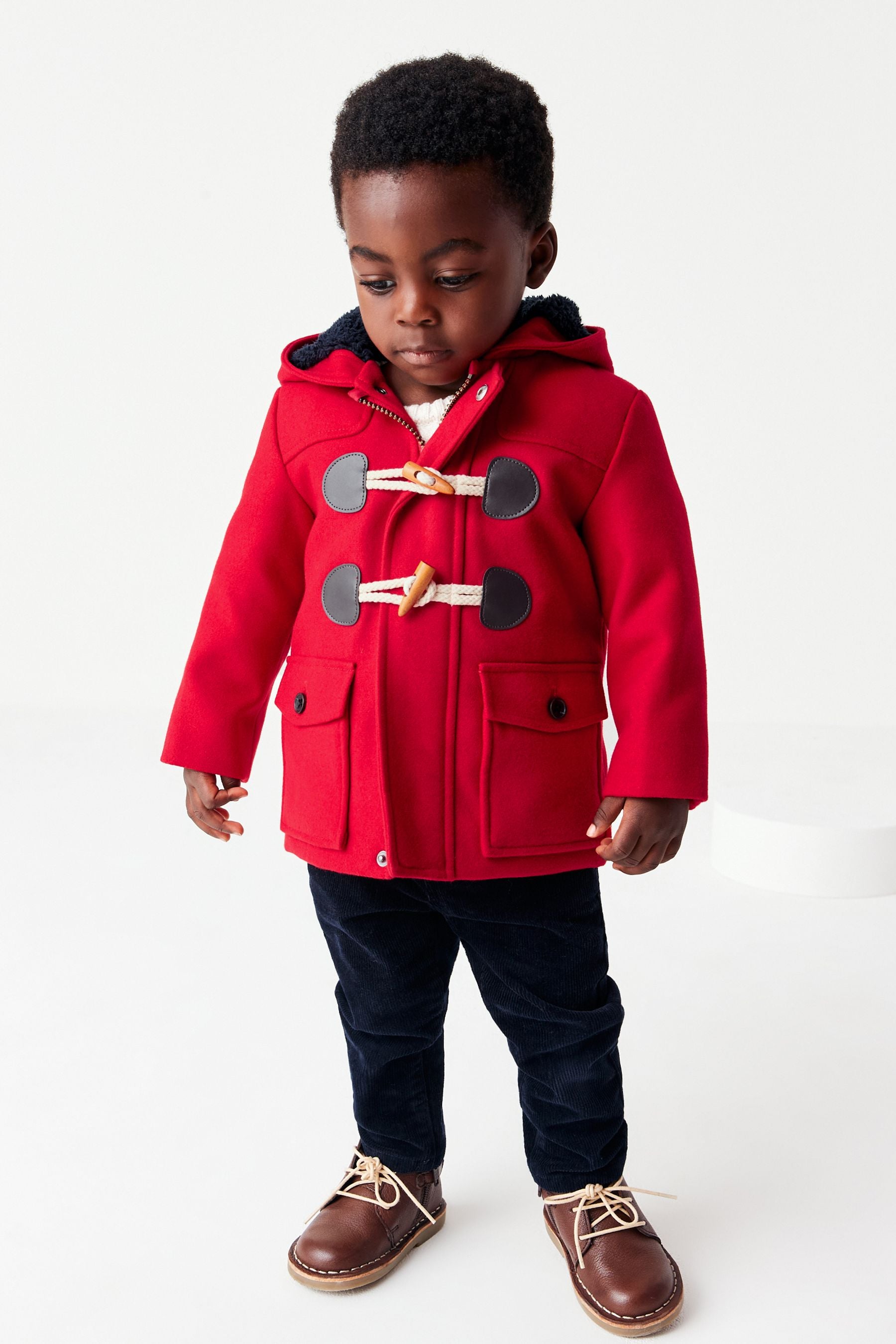 Red Smart Duffle Jacket (3mths-7yrs)