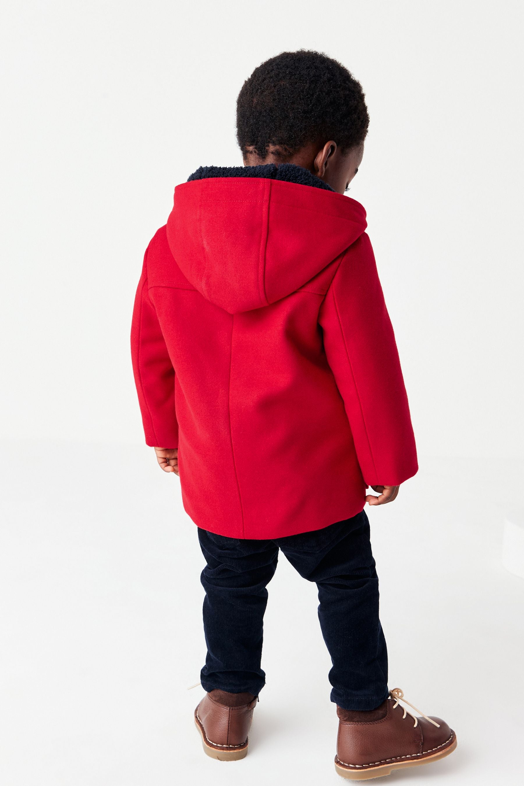 Red Smart Duffle Jacket (3mths-7yrs)