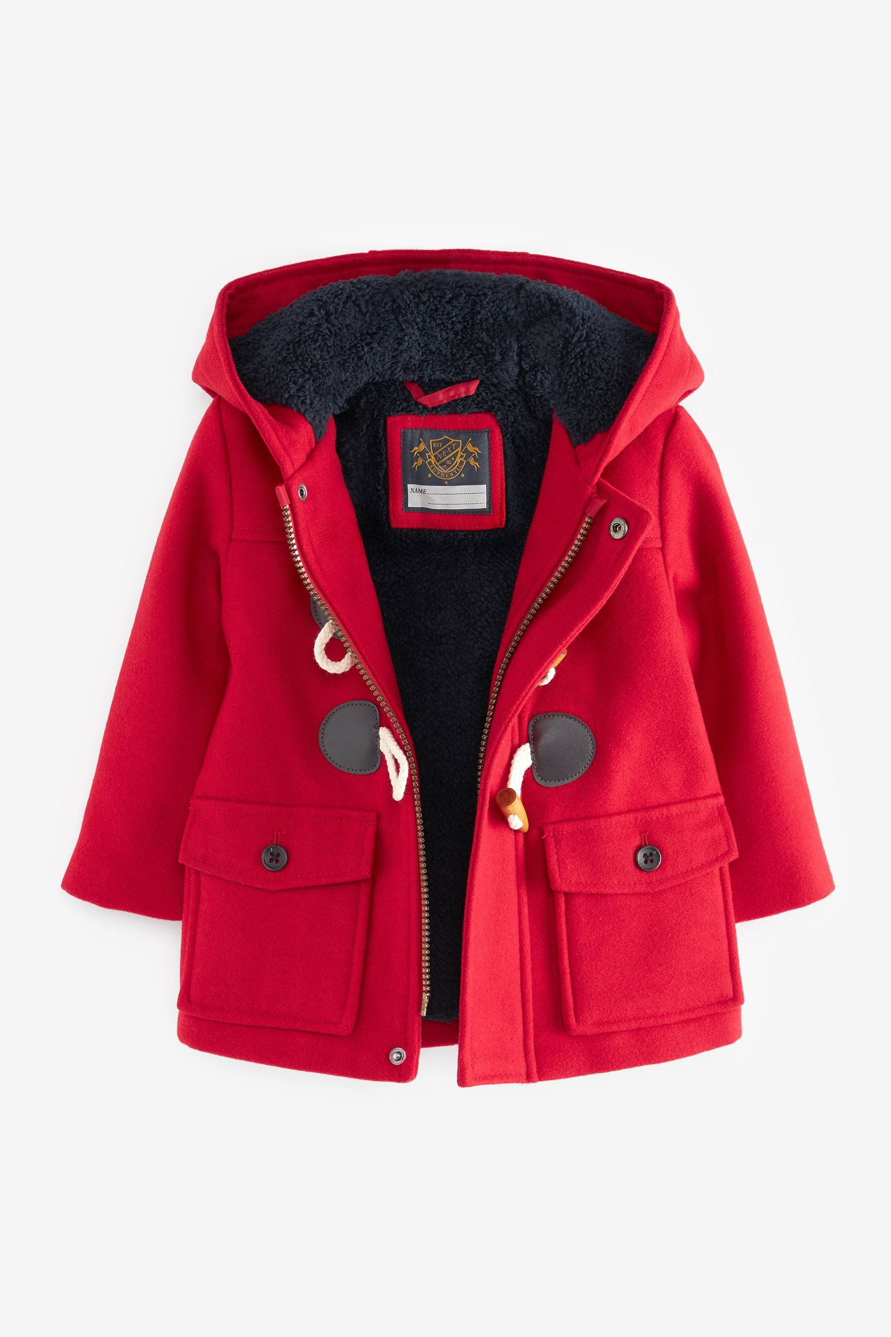 Red Smart Duffle Jacket (3mths-7yrs)