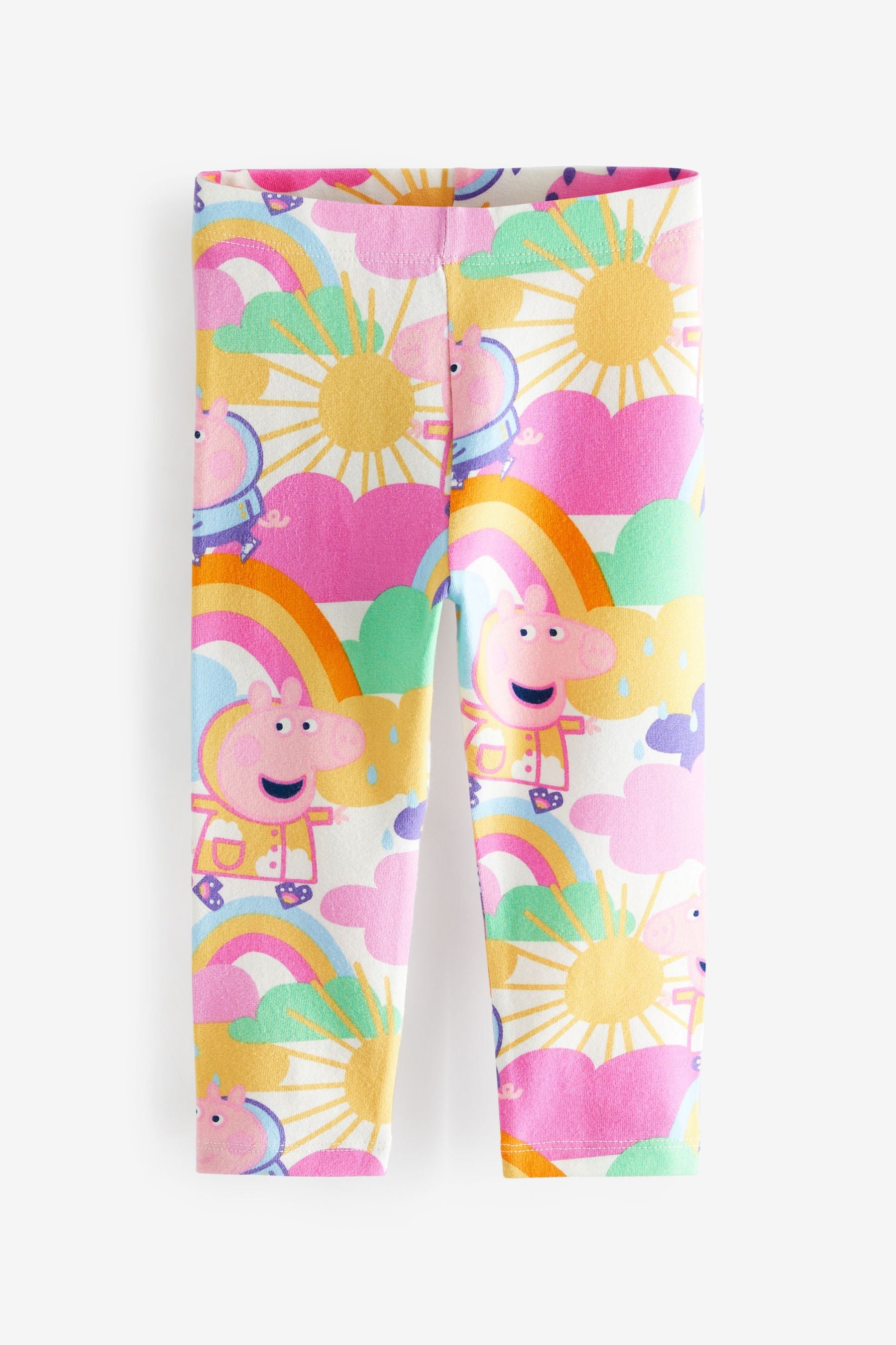 White/Pink Peppa Pig Leggings (3mths-7yrs)