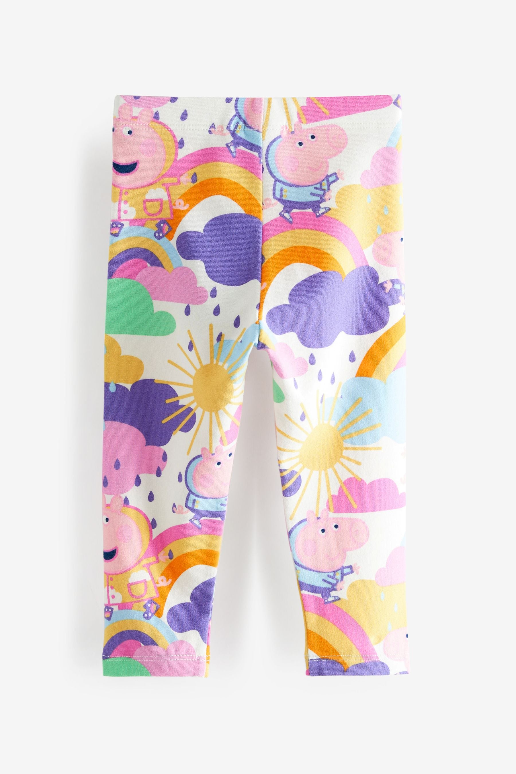 White/Pink Peppa Pig Leggings (3mths-7yrs)