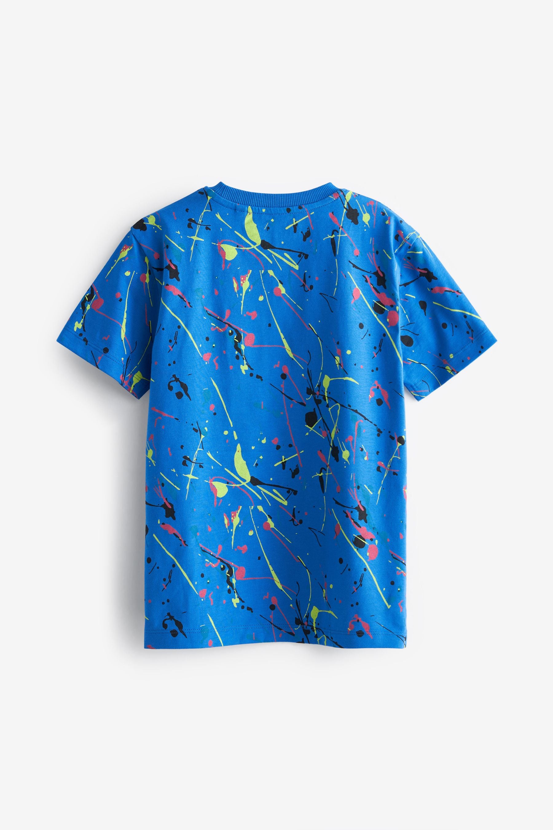 Blue Splat All Over Print T-Shirt (3-16yrs)