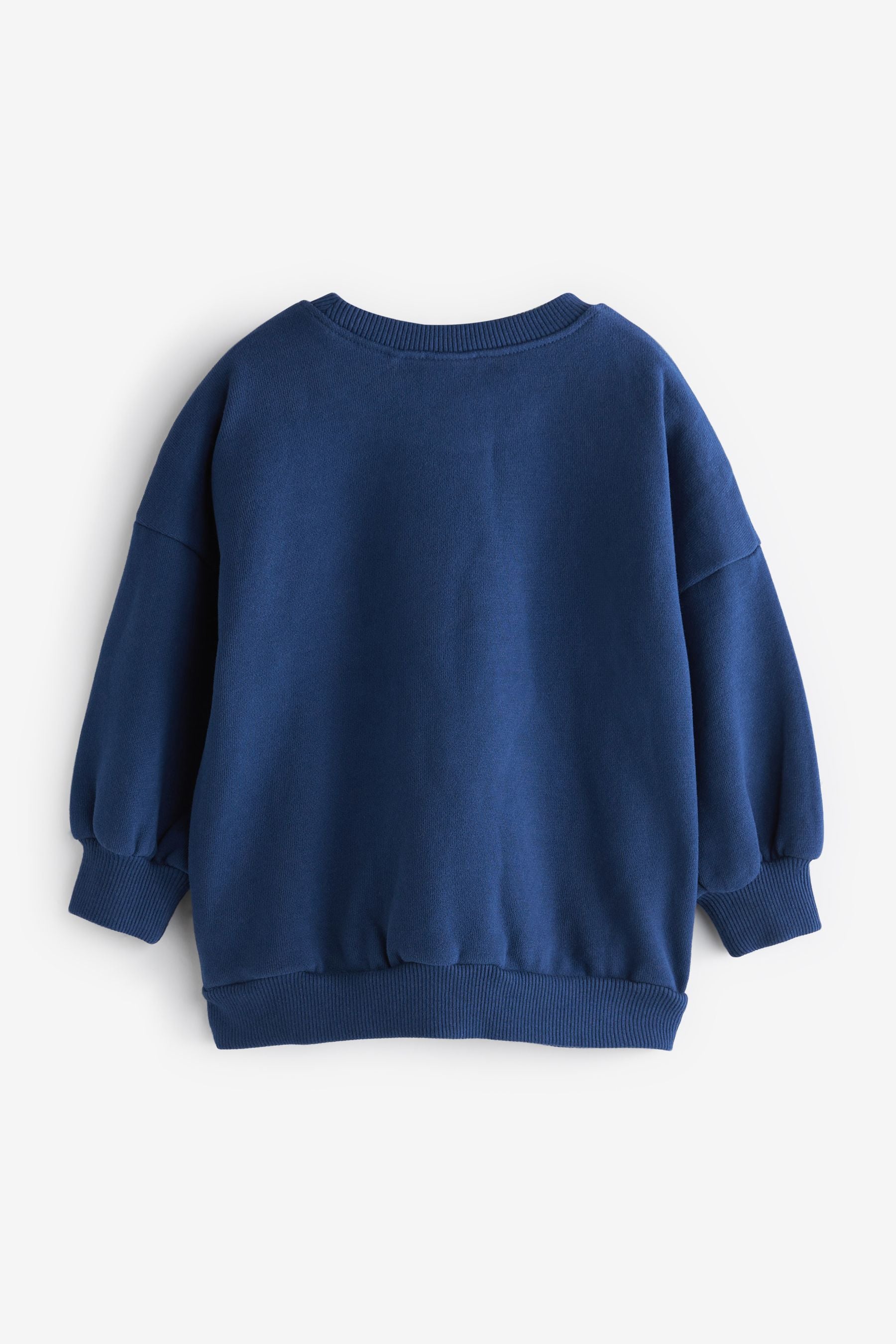 Navy Butterfly Applique Sweatshirt (3mths-7yrs)