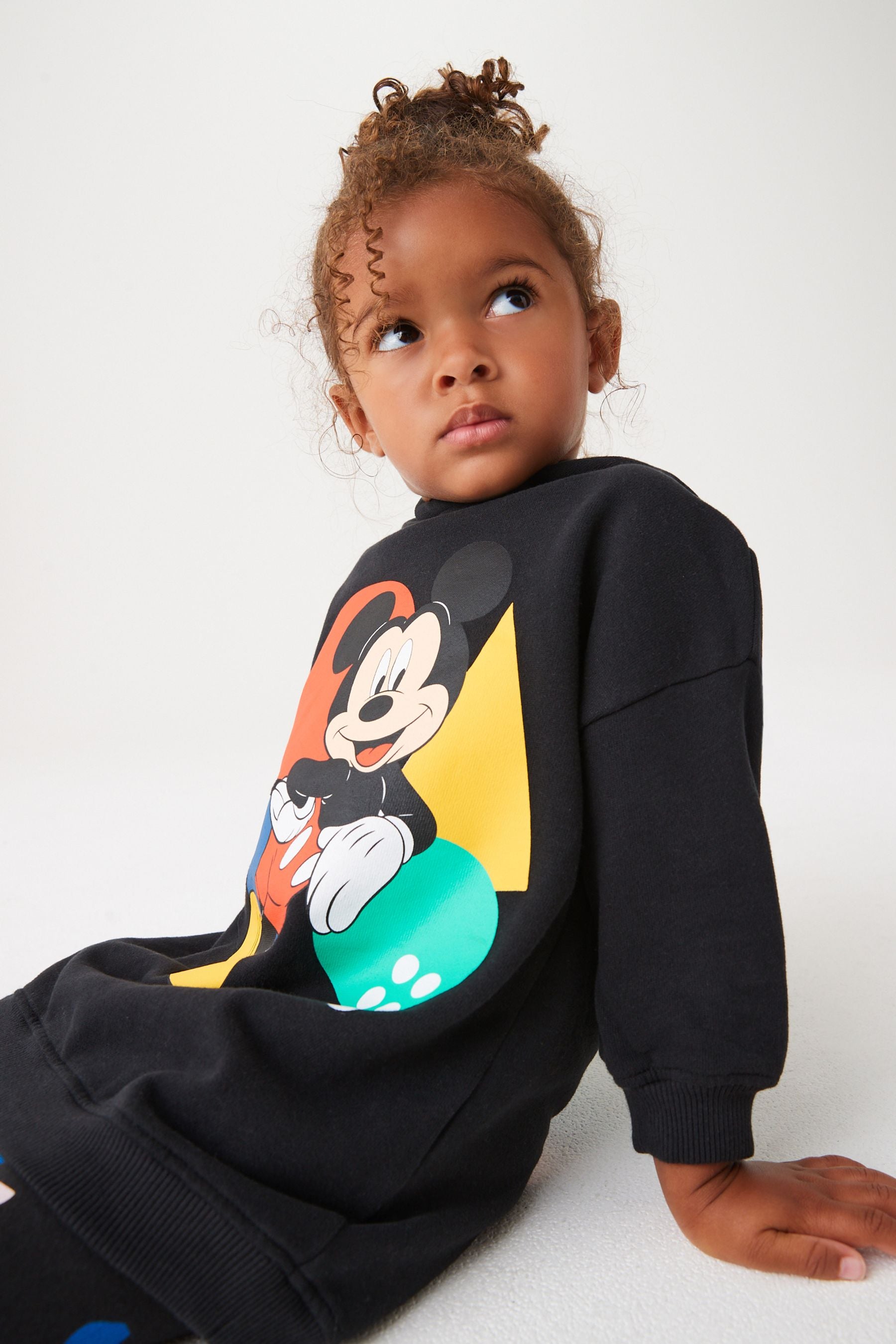 Mickey Mouse Black Character Hoodie And Leggings Set (3mths-7yrs)